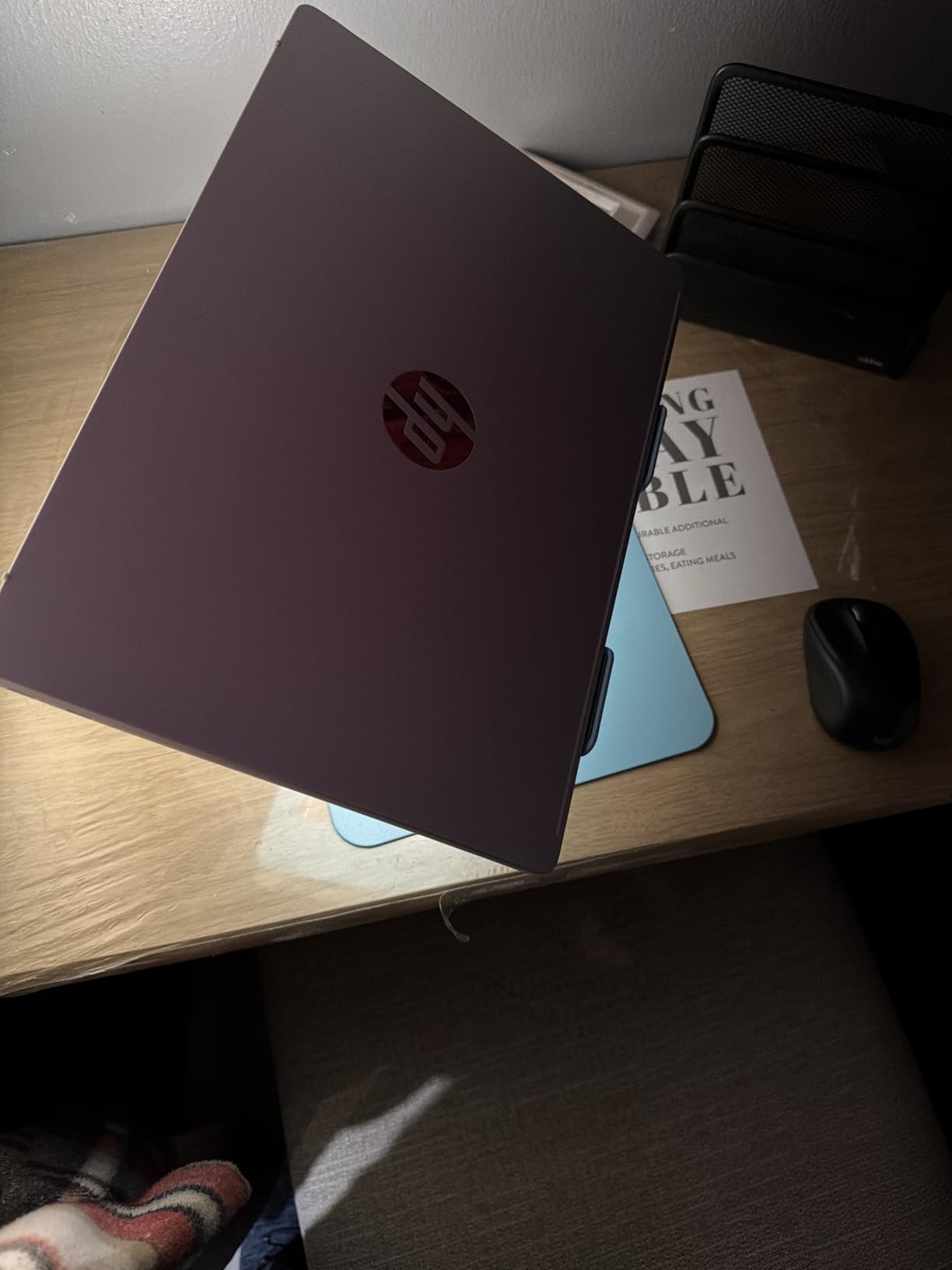 Uncaged Ergonomics Swivel Laptop Stand for Desk, Adjustable Computer iPad Stand for Desk w/ 360 Rotation, Portable Laptop Holder for Home Office Ergonomic Supplies customer photo 1