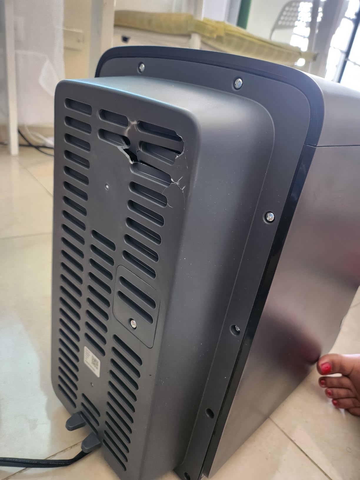 Ninja Air Fryer, 10QT DoubleStack XL 2-Basket, Compact Design, Cooks 5lb Whole Chicken, Feeds Up to 8 People, 6-in-1 Air Fryer, Roast, Bake & More, Easy to Clean, Dishwasher Safe Parts, Grey, SL401 customer photo 2