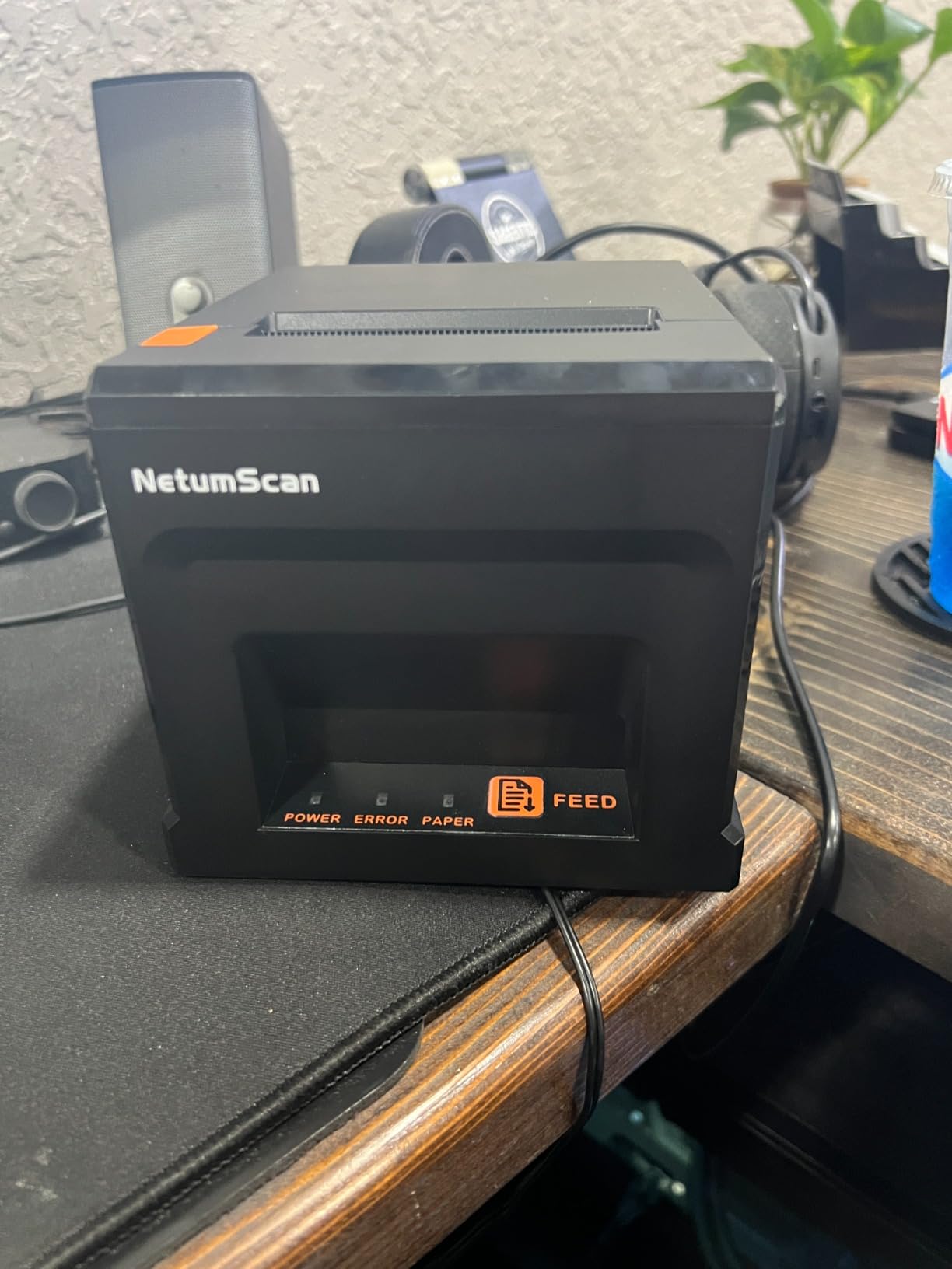 NetumScan USB POS Receipt Printer, 80mm Thermal Receipt Printer with Auto Cutter Cash Drawer, 300mm/s, Support Windows/Mac/Linux, Restaurant Kitchen Printer for ESC/POS(Only USB Interface) 8360 customer photo 1