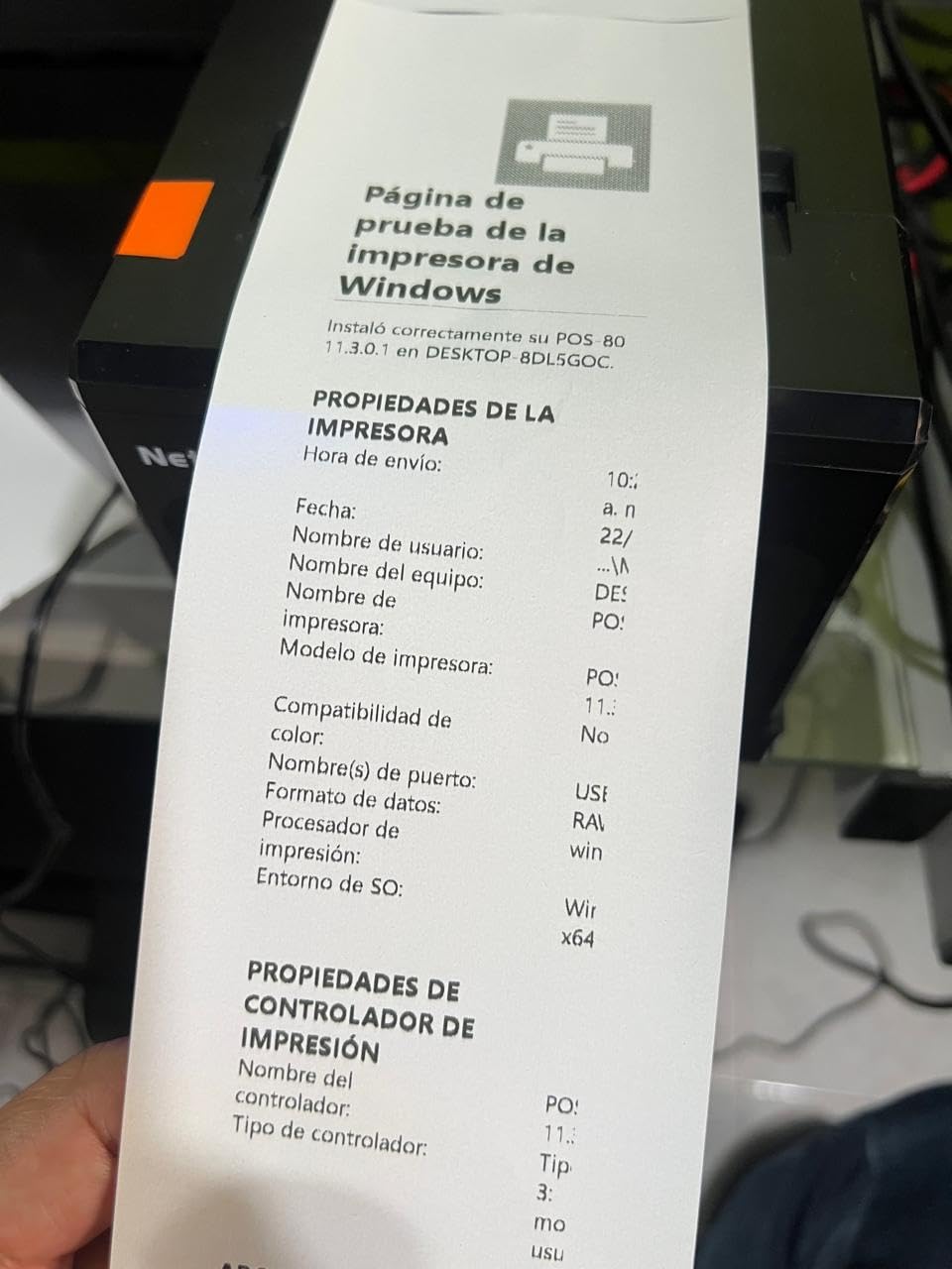 NetumScan USB POS Receipt Printer, 80mm Thermal Receipt Printer with Auto Cutter Cash Drawer, 300mm/s, Support Windows/Mac/Linux, Restaurant Kitchen Printer for ESC/POS(Only USB Interface) 8360 customer photo 2