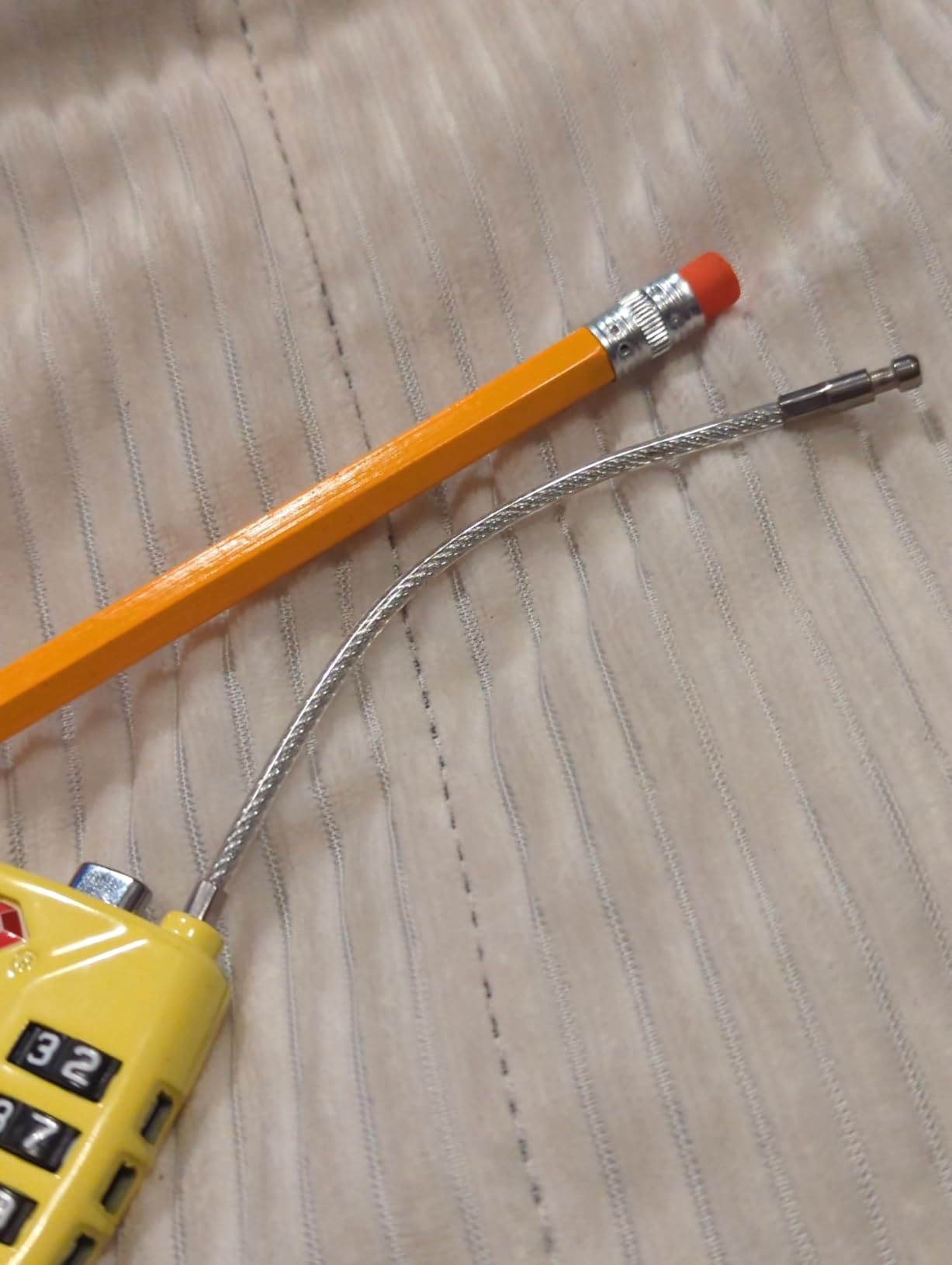 Puroma 2 Pack TSA Approved Luggage Locks, 4 Digit Combination Travel Cable Locks Resettable Code Lock with Zinc Alloy Body for Suitcase, Toolbox, Backpack, Bag, Gym Locker (Black) customer photo 2