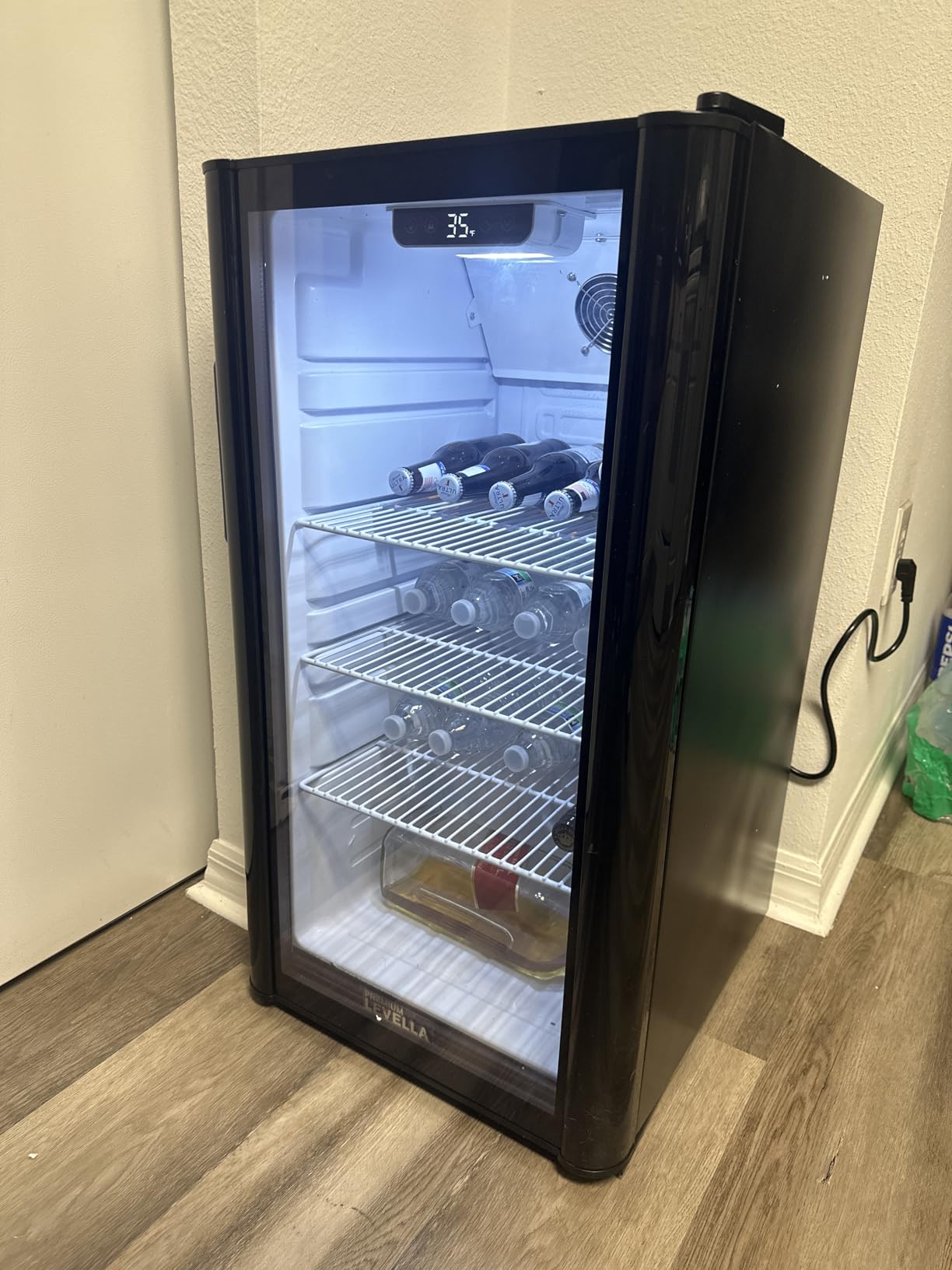 PremiumLevella Glass Door Display Refrigerator 7.1 cu ft Commercial Beverage Cooler Merchandiser customer photo 2