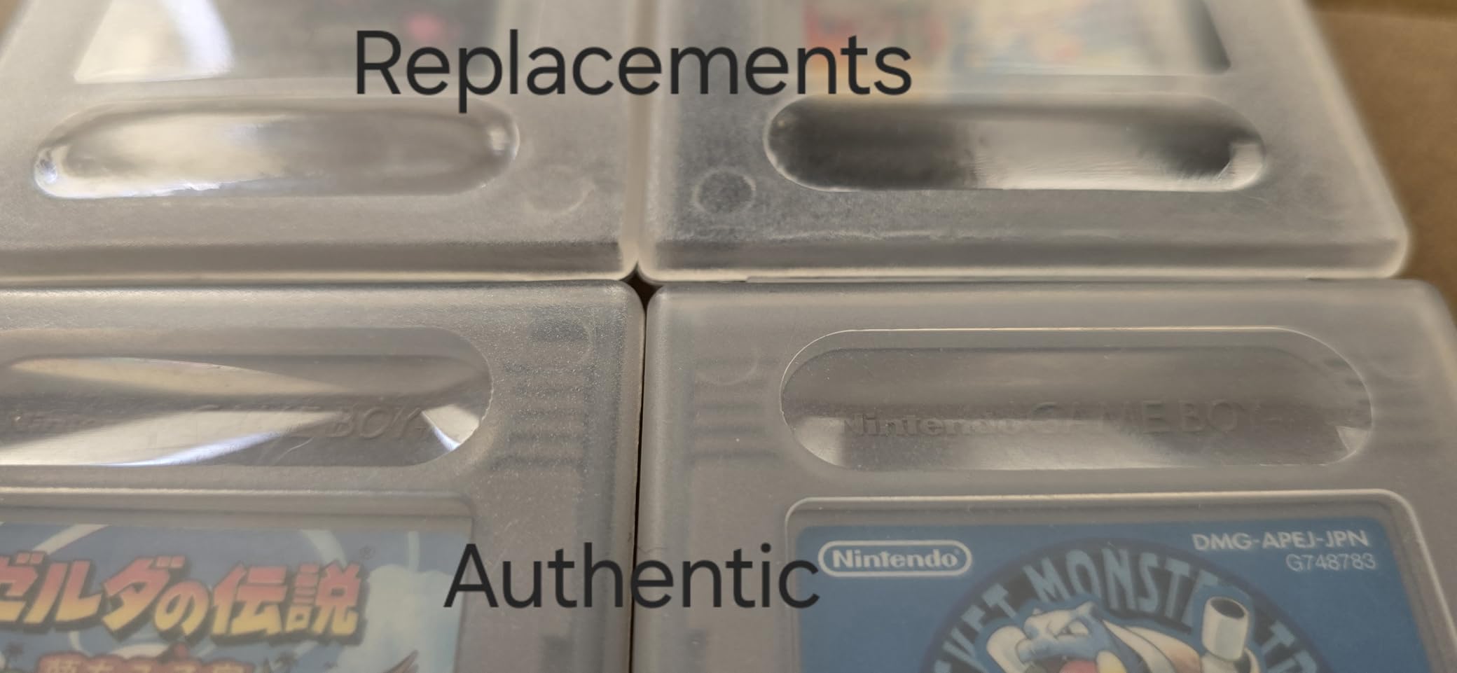 12Pcs Clear Game Card Case Protective Game Cartridge Case Plastic Game Card Storage Box Dust Cover Game Cartridge Holder for Nintendo Gameboy Color GBC customer photo 2