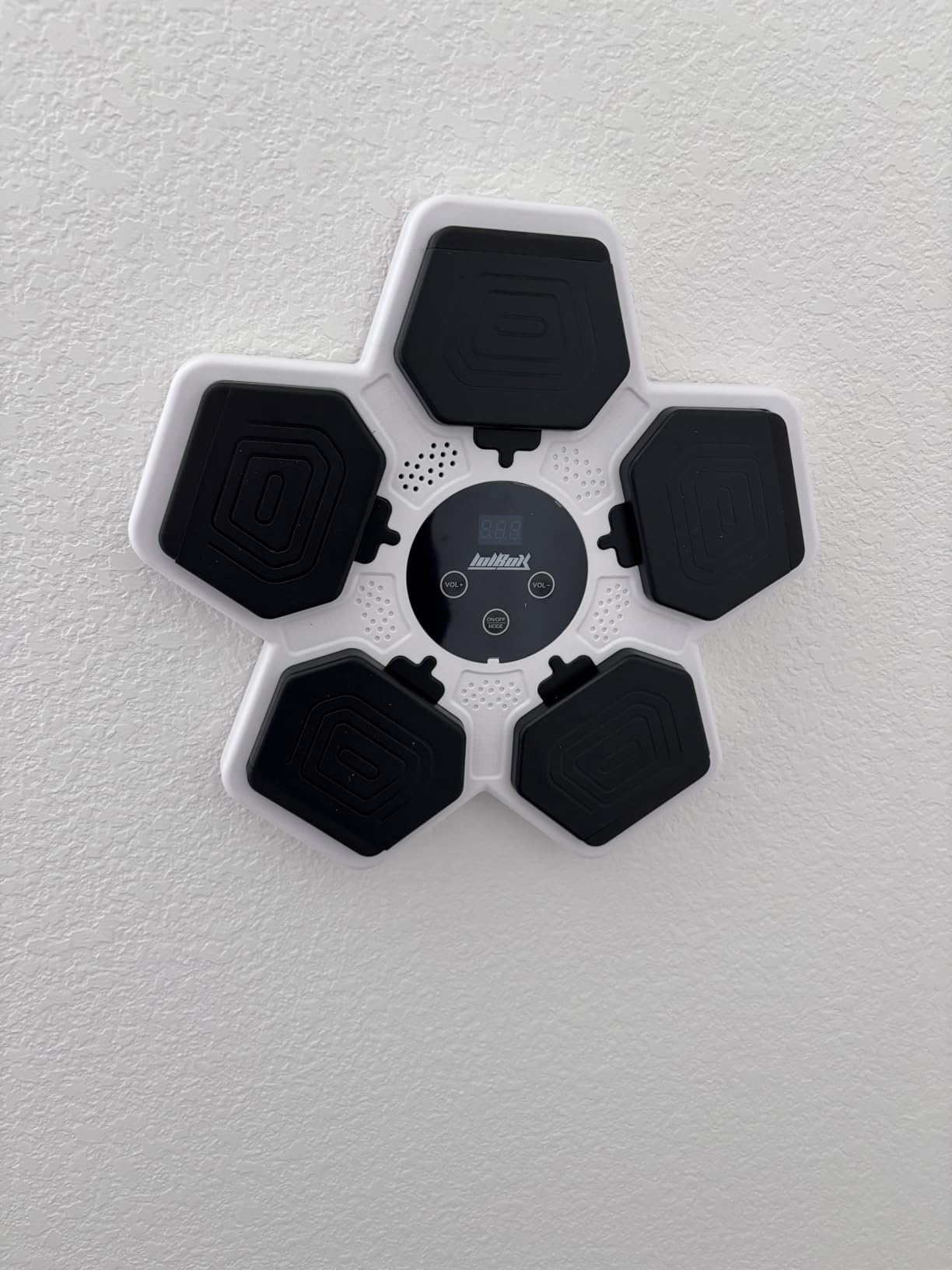 2026 Music Boxing Machine for Adults and Kids, Smart Bluetooth Boxing Training Equipment with Gloves Wall Mounted, Workout Punching Machine for Home,Office and Gym customer photo 1