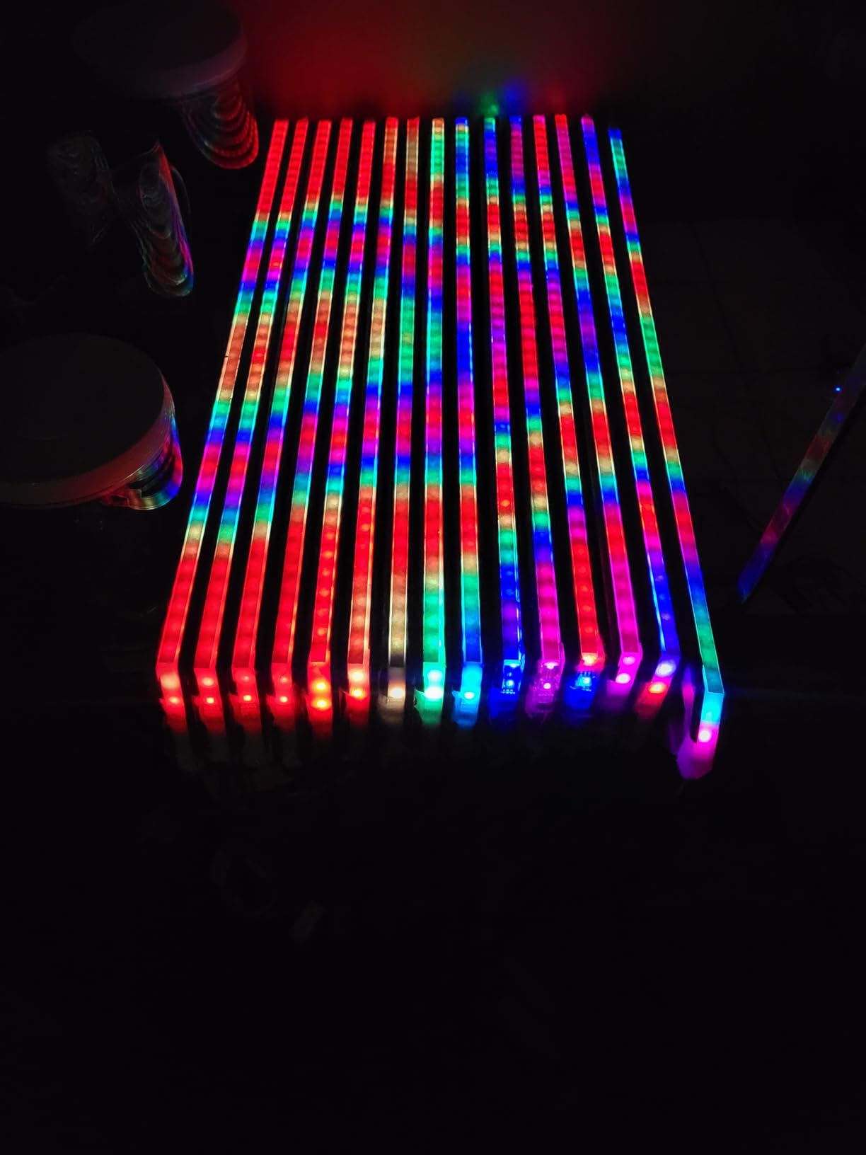 GLEDOPTO ESP32 WLED LED Strip Controller Mic UART Download Music Sound Dynamic Mode RGB IC DIY WiFi APP Control Easy Wiring for WS2811 WS2812 SK6812 TM1814 WS2813 WS2815 FCOB Addressable Strip Light customer photo 1