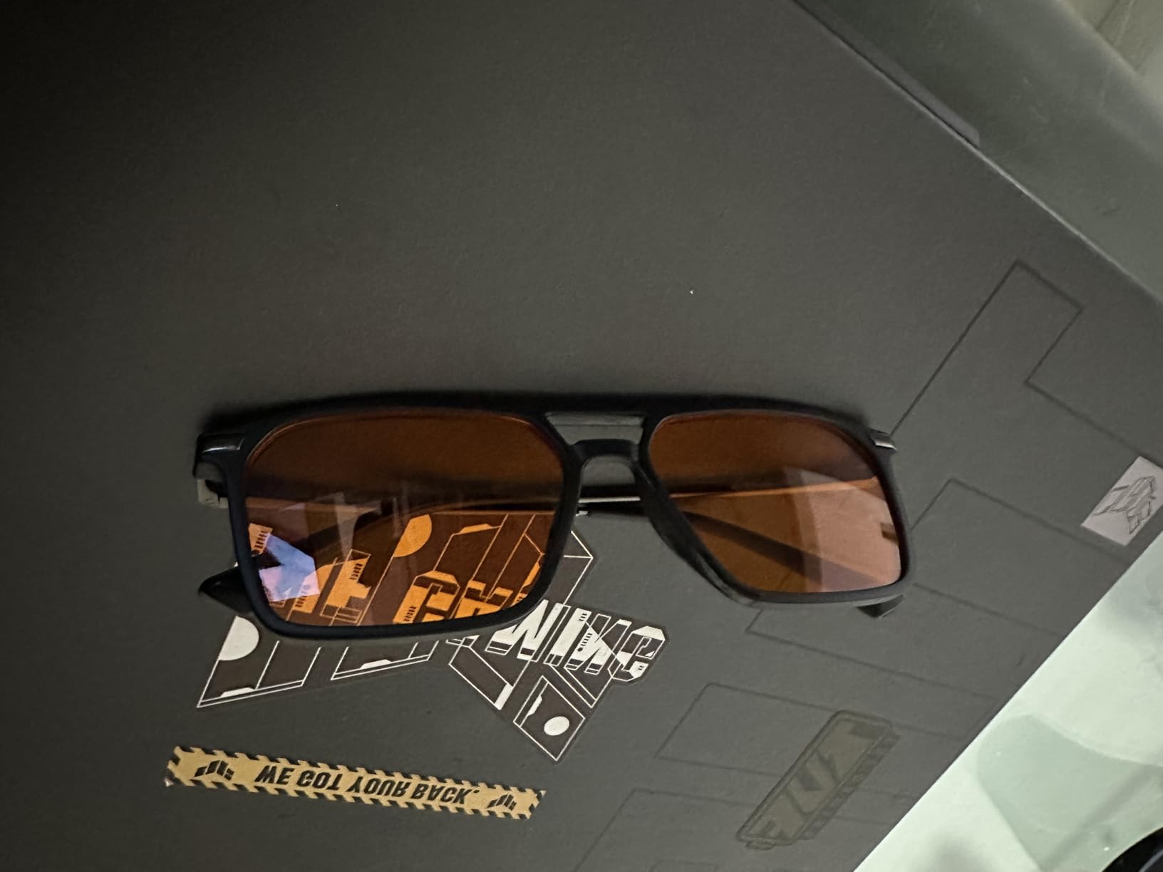 Goiteia Orange Blue Light Blocking Glasses-Retro 70s Blue Light Glasses for Men Women, Easier Sleep and Migraine Relief customer photo 1