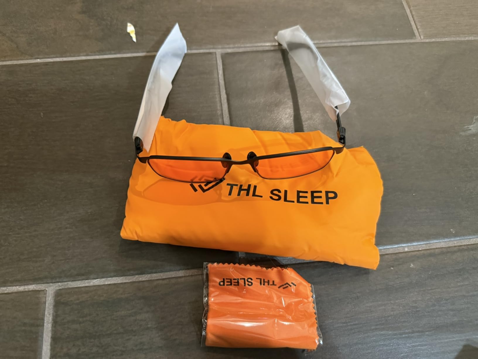 Orange Blue Light Blocking Glasses for Better Sleep - Premium Carbon Fiber Amber Computer Migraine Glasses for Women & Men - Gaming Glasses - TV Blue Light Blockers Gamer Glasses for Eye Strain customer photo 1