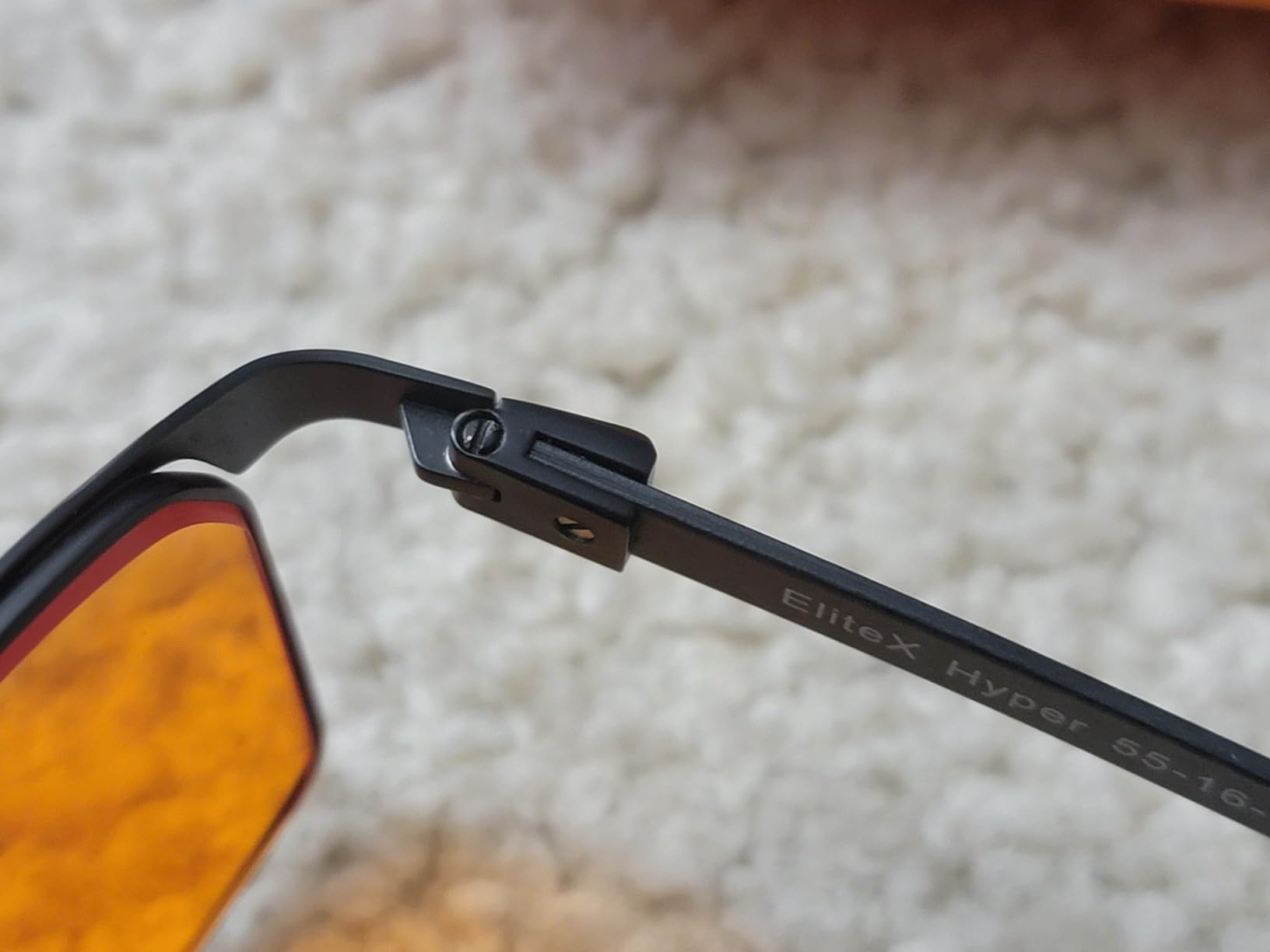 Orange Blue Light Blocking Glasses for Better Sleep - Premium Carbon Fiber Amber Computer Migraine Glasses for Women & Men - Gaming Glasses - TV Blue Light Blockers Gamer Glasses for Eye Strain customer photo 2