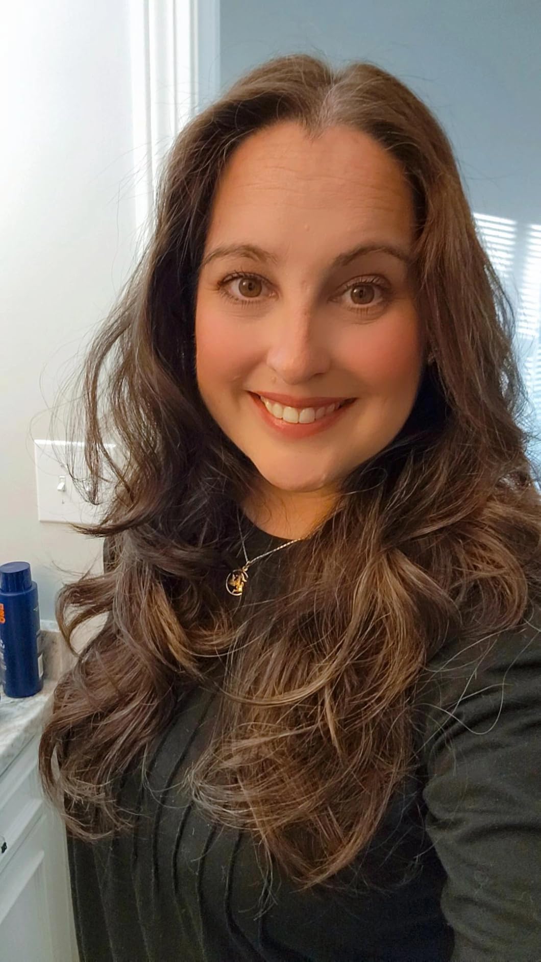 Auto Hair Curler, Automatic Curling Iron with 4 Temperature & 3 Timer, Automatic Shut-Off, Anti-Scald, Anti-Tangle Rotating Curling Wand for Hair Styling, Pink customer photo 2