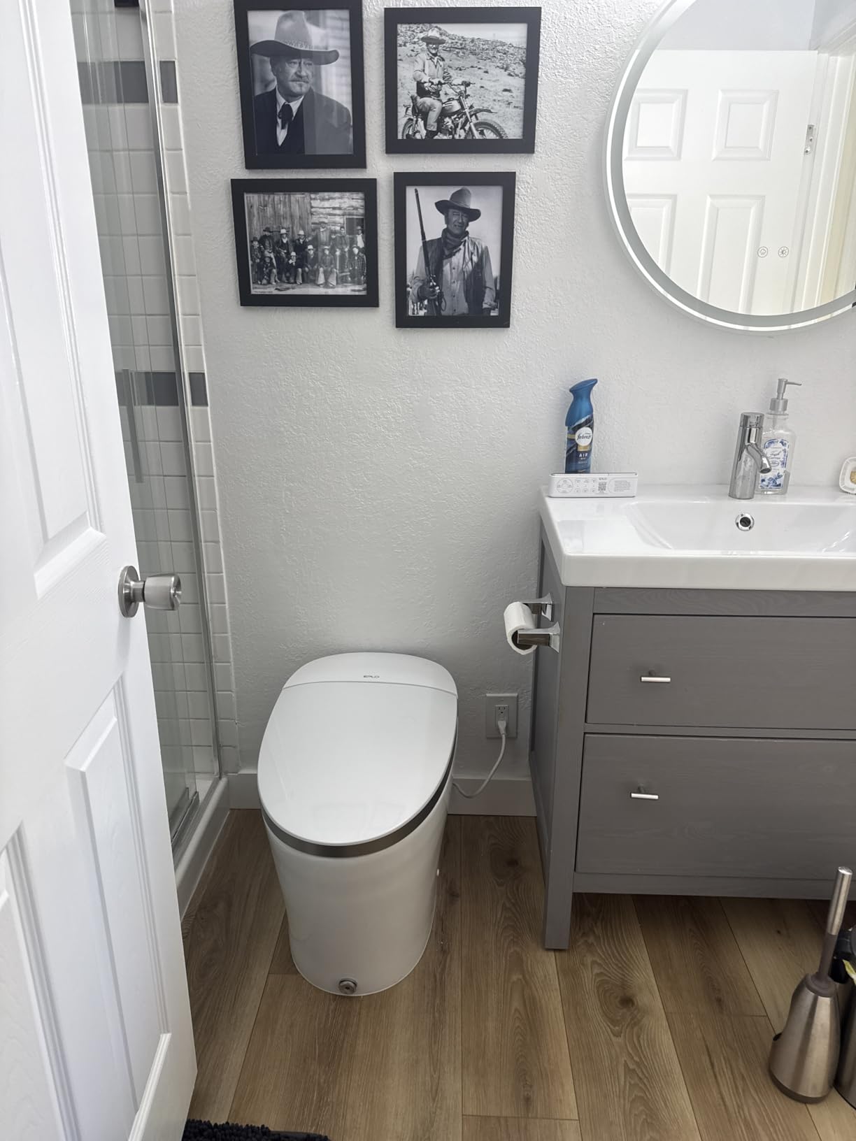 EPLO Smart Toilet with Bidet Built In, Luxury Bidet with Heated Seat ADA Comfort Height & Foam Dispenser, Elongated Japanese Toilet with Automatic Flush, Dryer, Night Light, TEMP Display - iX7 MT customer photo 1