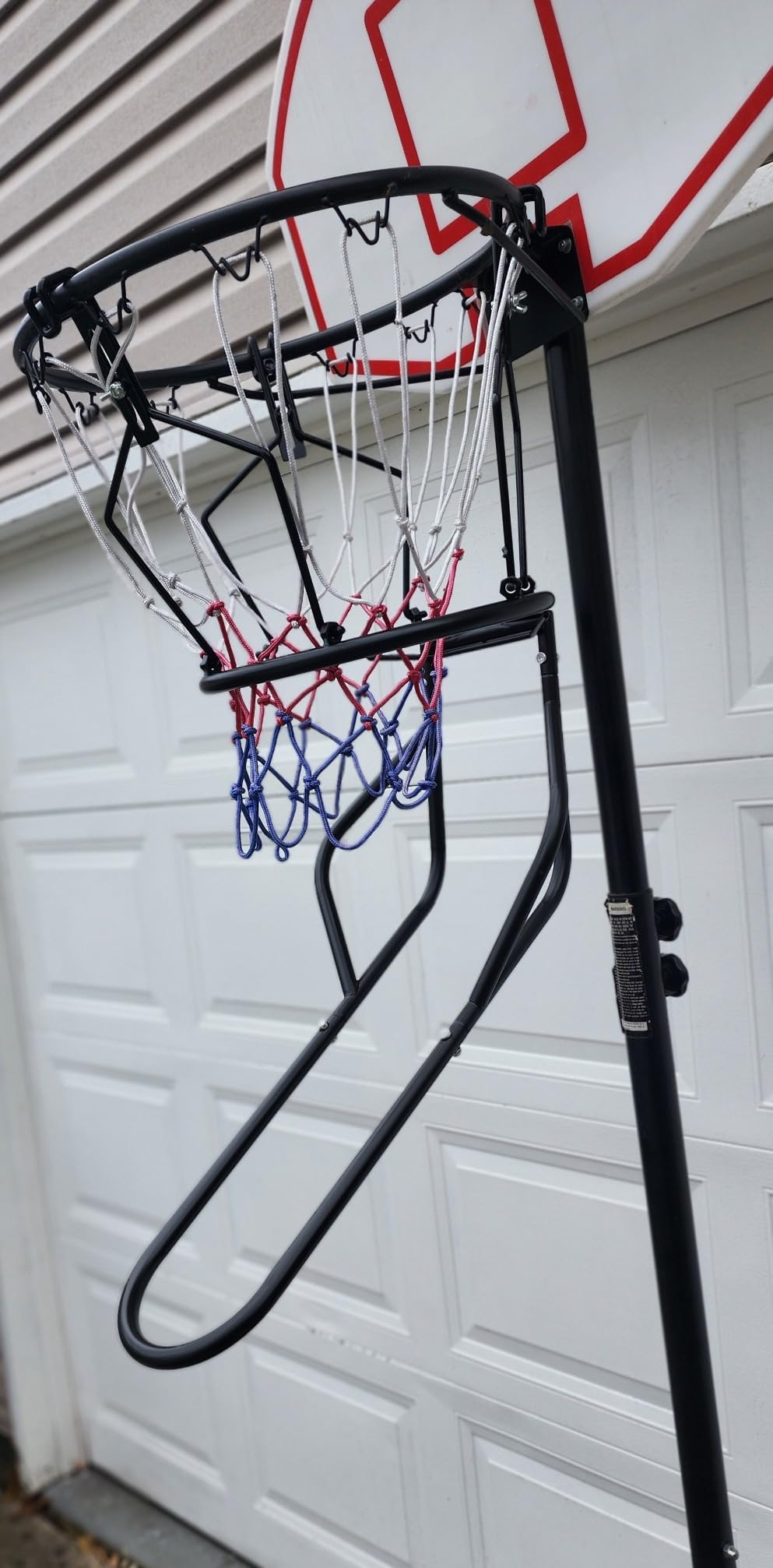 GADFISH Basketball Return Attachment, Heavy Duty Basketball Rebounder Accessories, Durable Basket Ball, Ball Return Training Gear Stuff for Most Basketball Hoop customer photo 2