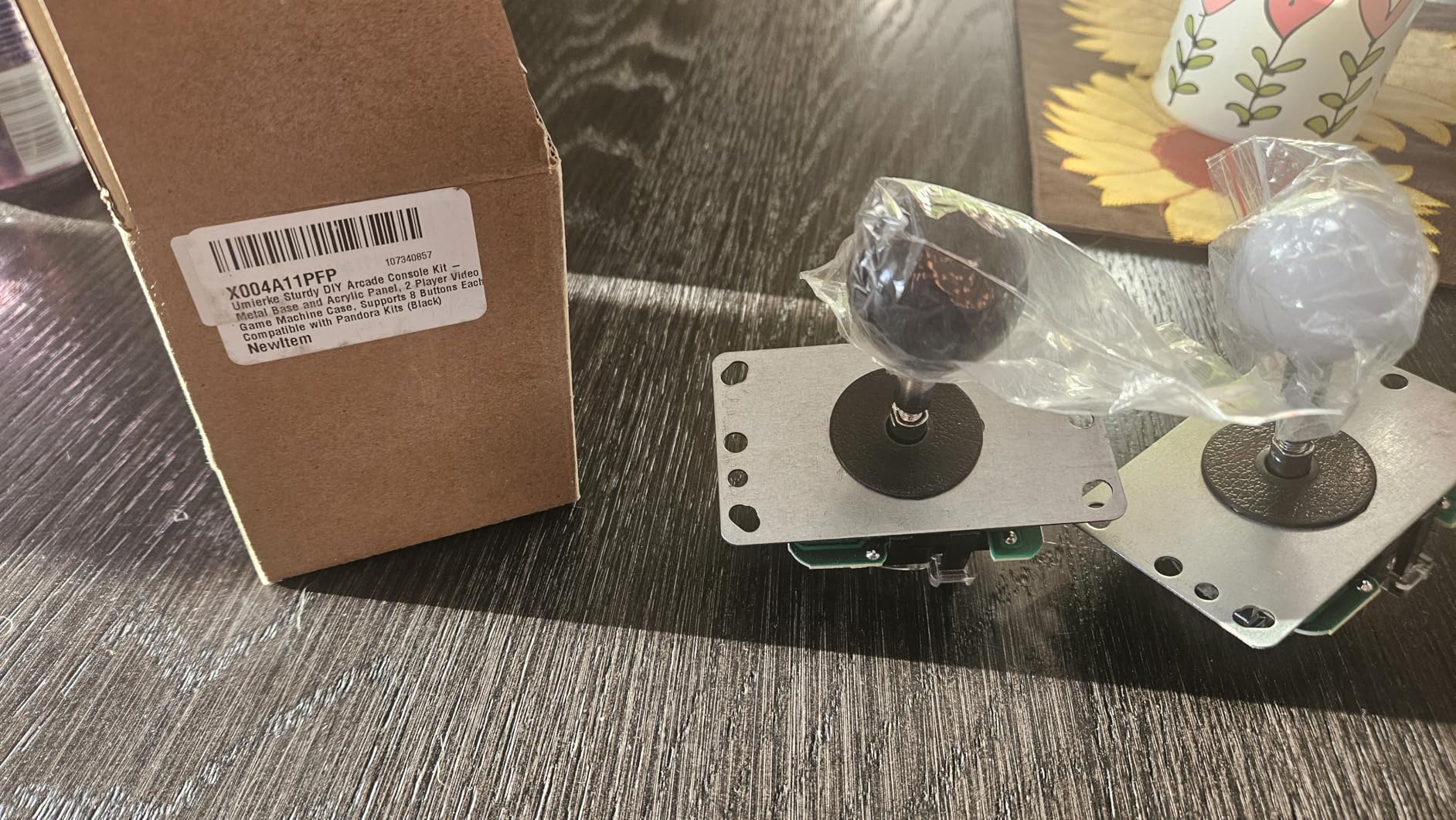 Sturdy DIY Arcade Console Kit - Metal Base and Acrylic Panel, 2 Player Video Game Machine Case customer photo 1