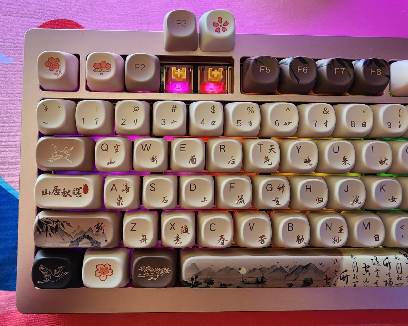 KPREPUBLIC Outemu Silent Peach V3 Switch Silent Lemon V3 Switch Linear Tactile Lime for Mechanical Keyboard POM PA66 Factory Lubed (OTM V3 Silent Peach LightGuide Switch x35) customer photo 1