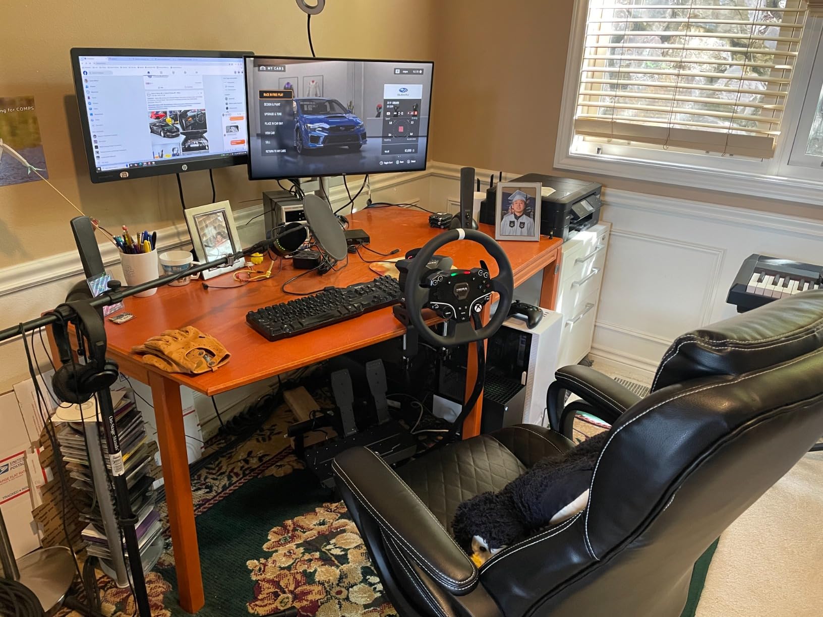 MOZA R3 Steering Wheel and Pedals Kit for Xbox(official Licensed) & PC: 3.9Nm Direct Drive WheelBase, 11-inch Racing Wheel, Pedals and Desk Clamp All-in-One Gaming Racing Simulator customer photo 2