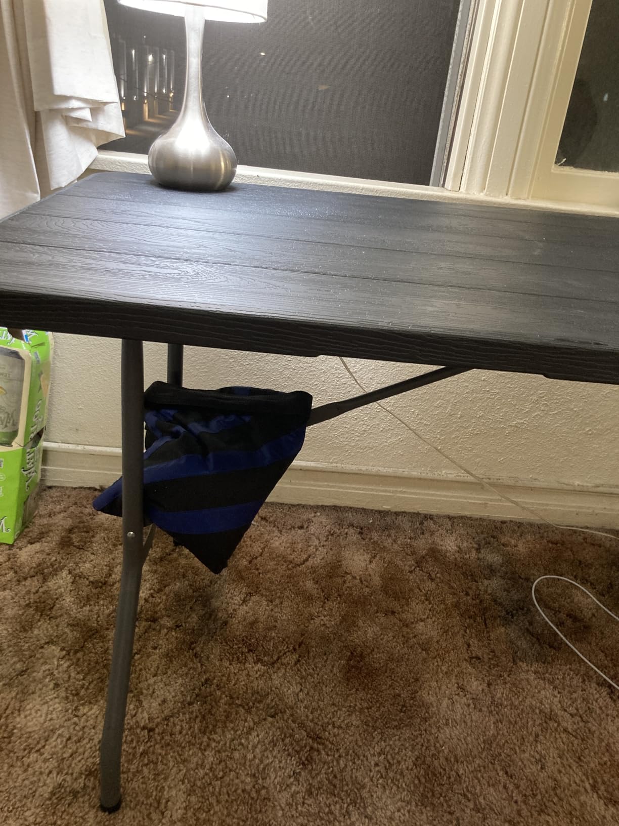 6 Feet Foldable Table with Built in Handle & Steel Legs | 6FT Heavy Duty Folding Portable | Perfect for Party, Dining, Wedding, Events, Picnic Indoor, Outdoor, Camping, Utility customer photo 2