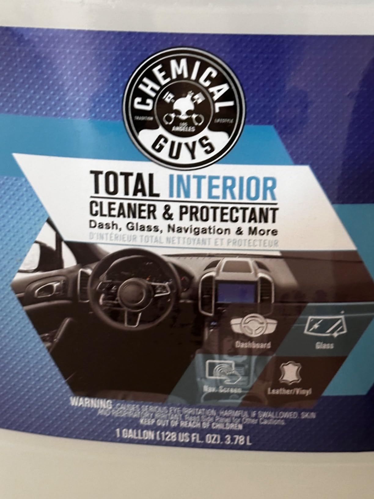 Chemical Guys Total Interior Cleaner and Protectant, 16 Fl Oz + 3 Pack of Microfiber Towels (Safe for Cars, Trucks, SUVs, Jeeps, Motorcycles, RVs & More) customer photo 2