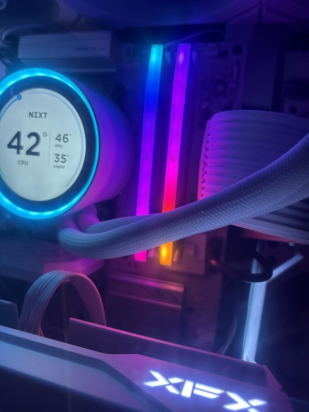 Vengeance RGB DDR5 RAM 16GB (2x8GB) 5200MHz CL40 Intel XMP iCUE Compatible Computer Memory - Black (CMH16GX5M2B5200C40) customer photo 1