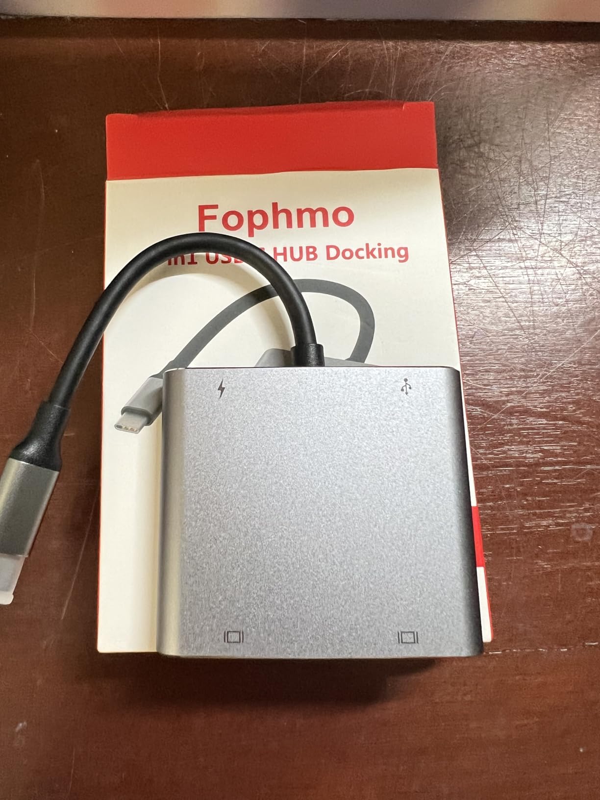 USB C to Dual HDTV Adapter, Fophmo 4K@60Hz HDTV Splitter Extend Display for Dual Monitors customer photo 2