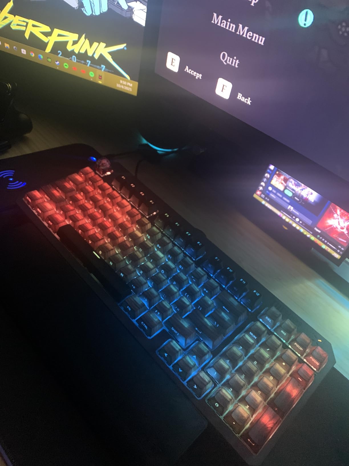 TUF Gaming K3 Gen II Wired USB Gaming Keyboard - 97-Key Compact Layout, Optical-Mechanical Red (Linear) Switches, PBT Keycaps, Detachable Top Plate, IP57 Waterproofing, PC/Mac Support - Black customer photo 2