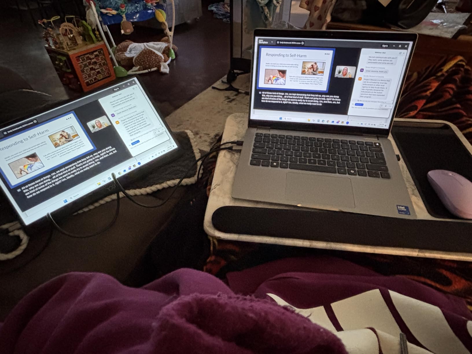 Yxk Portable Monitor 15.6 Inch 1080P USB-C HDMI Ultra-Slim Travel Monitor with Kickstand, for Laptop, PC, Mac Phone, PS, Xbox, Swich IPS Ultra-Thin Zero Frame Gaming customer photo 2