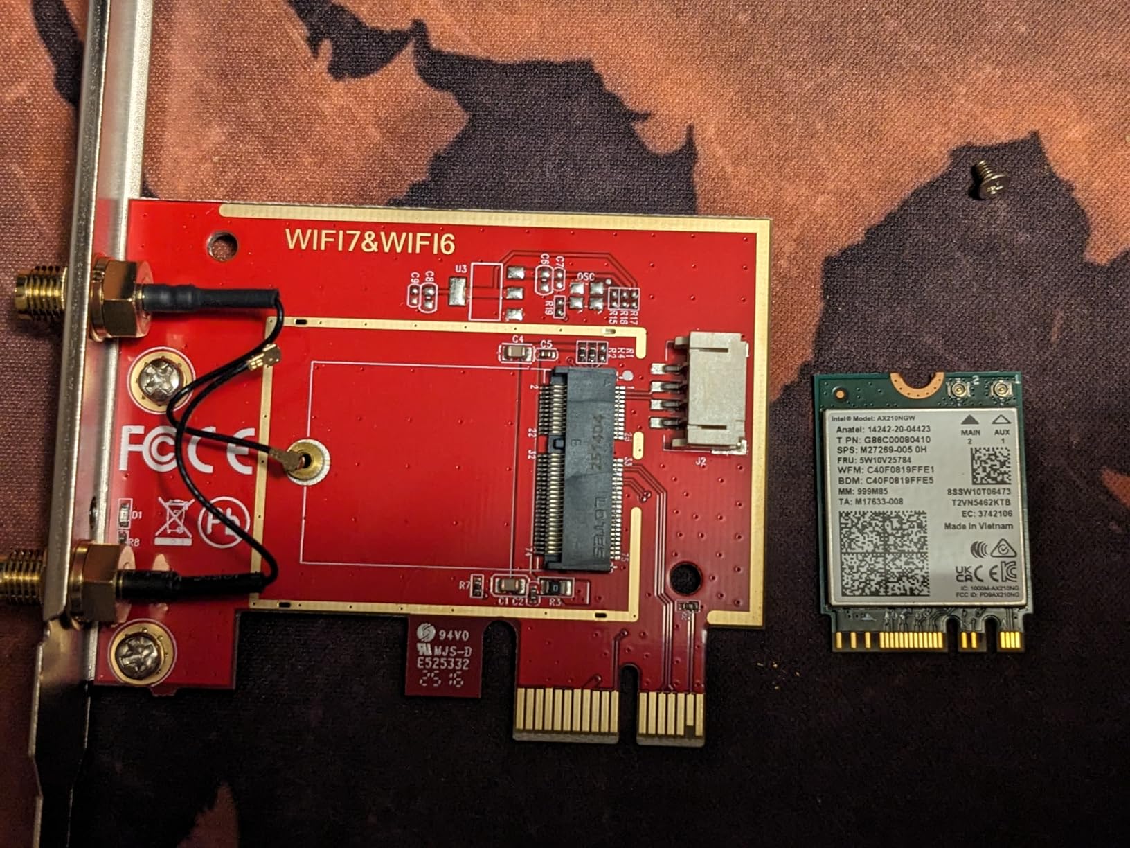 WiFi 6E PCIe Card | Intel AX210 Chip | 5400Mbps Tri-Band 2.4GHz/5GHz/6GHz | Bluetooth 5.3 | Low Latency Wireless Adapter for Gaming & Streaming | Windows 10/11 Compatible customer photo 2