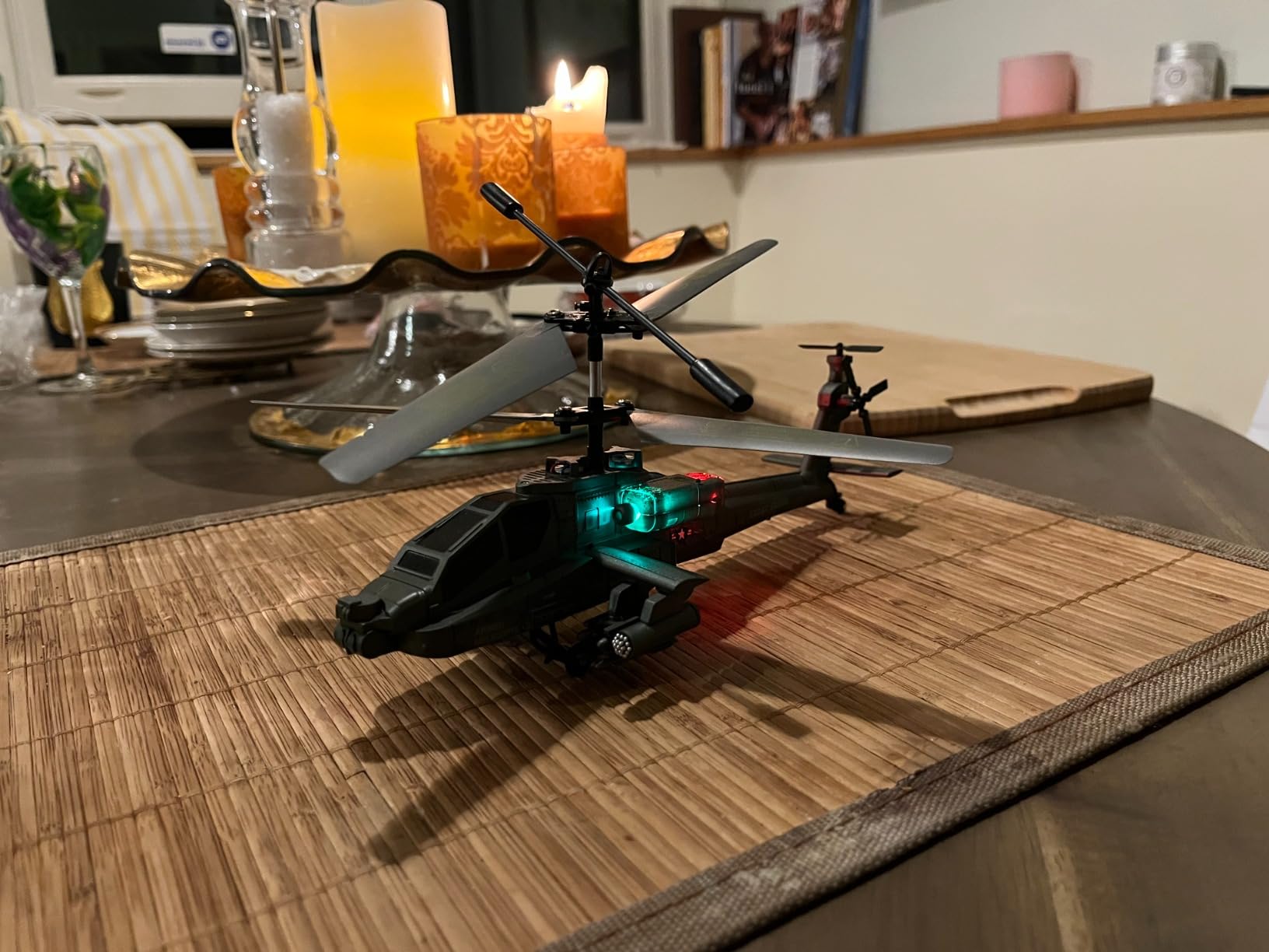 XIKOTEC RC Helicopter, Remote Control Helicopter Toy for Kids, Beginners and Adults with Altitude Hold, Gyro & LED Light, 2 Batteries & USB-C Charging, Gift for Boys Ages 8-12 (Green) customer photo 2