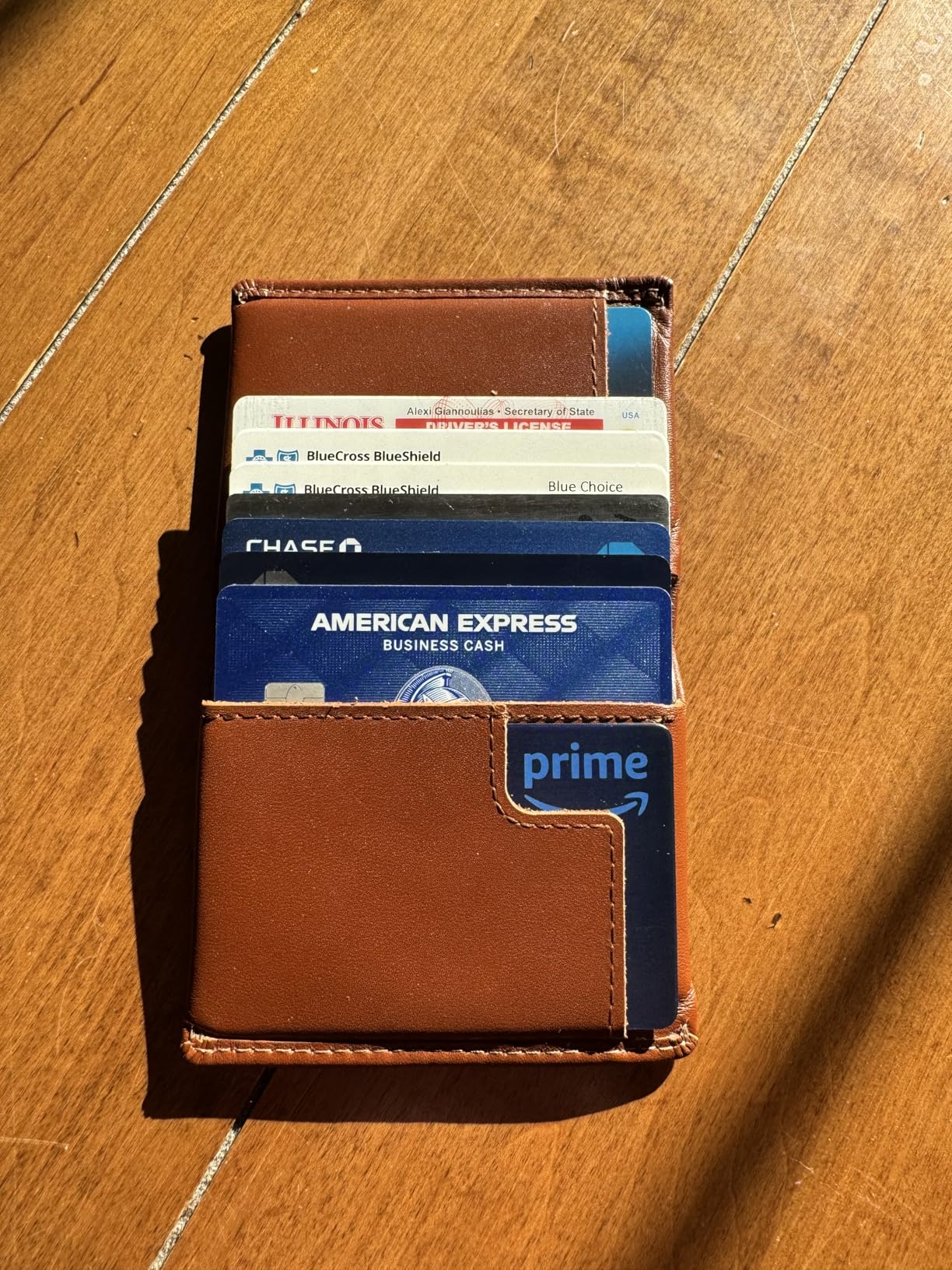 Slim Sleeve, slim leather wallet (Max. 8 cards and bills) customer photo 2