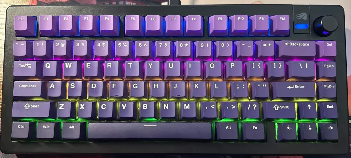 GLORIOUS Gaming - GMMK 3 Barebones Custom Gaming Keyboard Kit with Knob, 65% Compact Mechanical Keyboard, Modular Gasket System, Hotswappable MX, Sound Dampening Foam, Aluminum Switch Plate (Black) customer photo 1