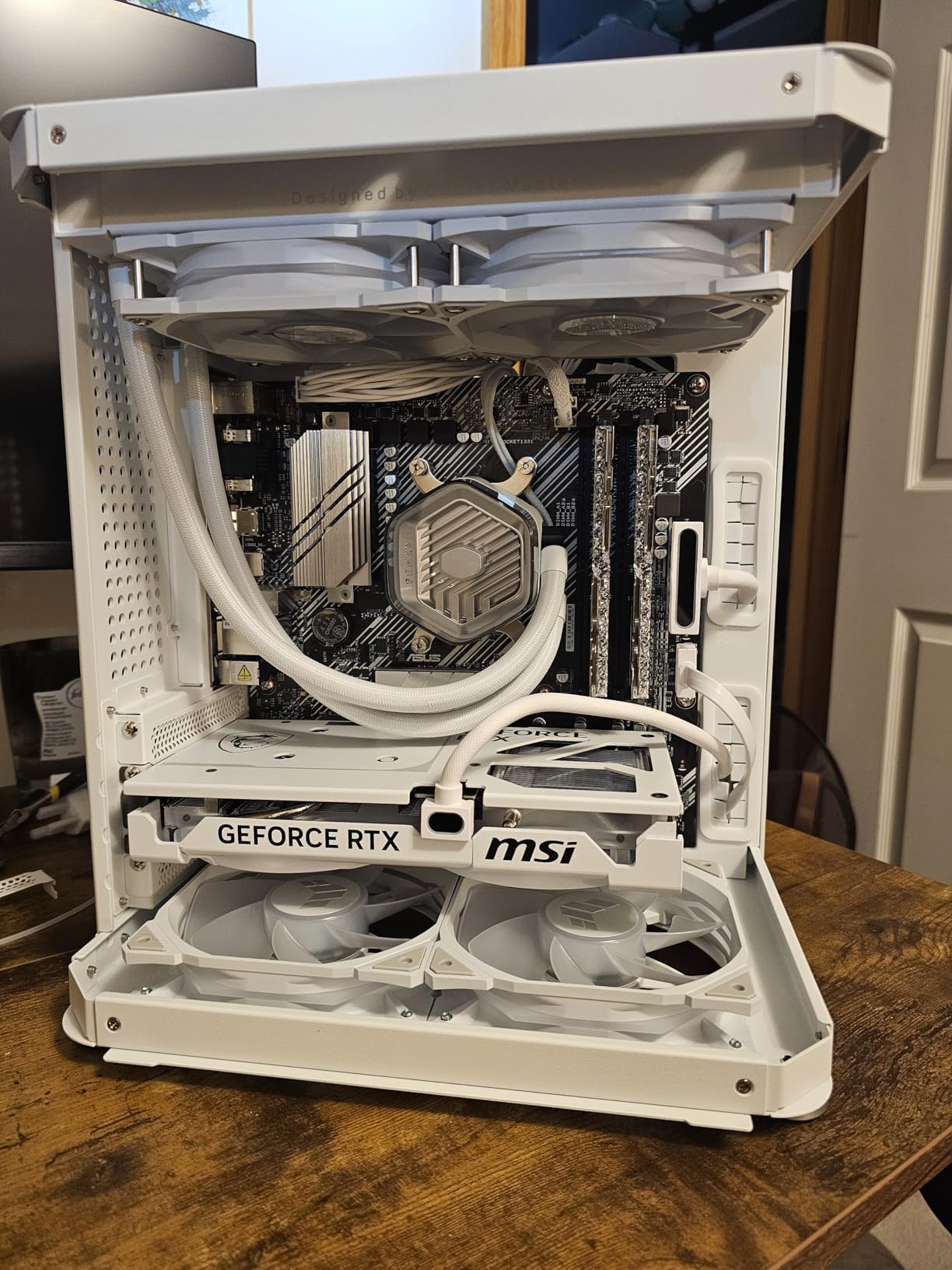 JONSBO TK-0 Black ITX Mini Tower PC Case with Walnut Wood customer photo 2