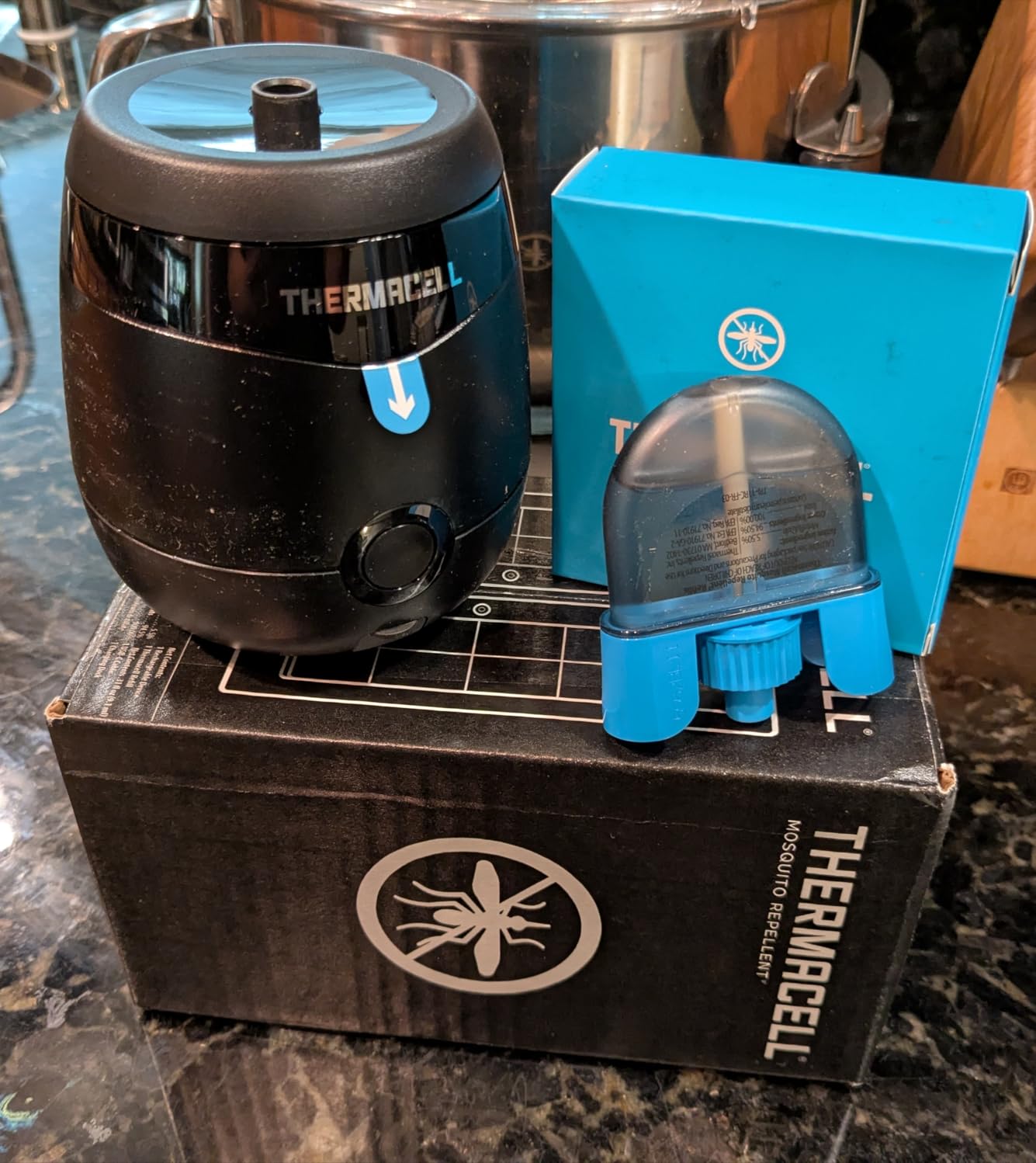 Thermacell E-Series Rechargeable Mosquito Repeller with 20' Mosquito Protection Zone; Bug Spray Alternative; Scent Free customer photo 1