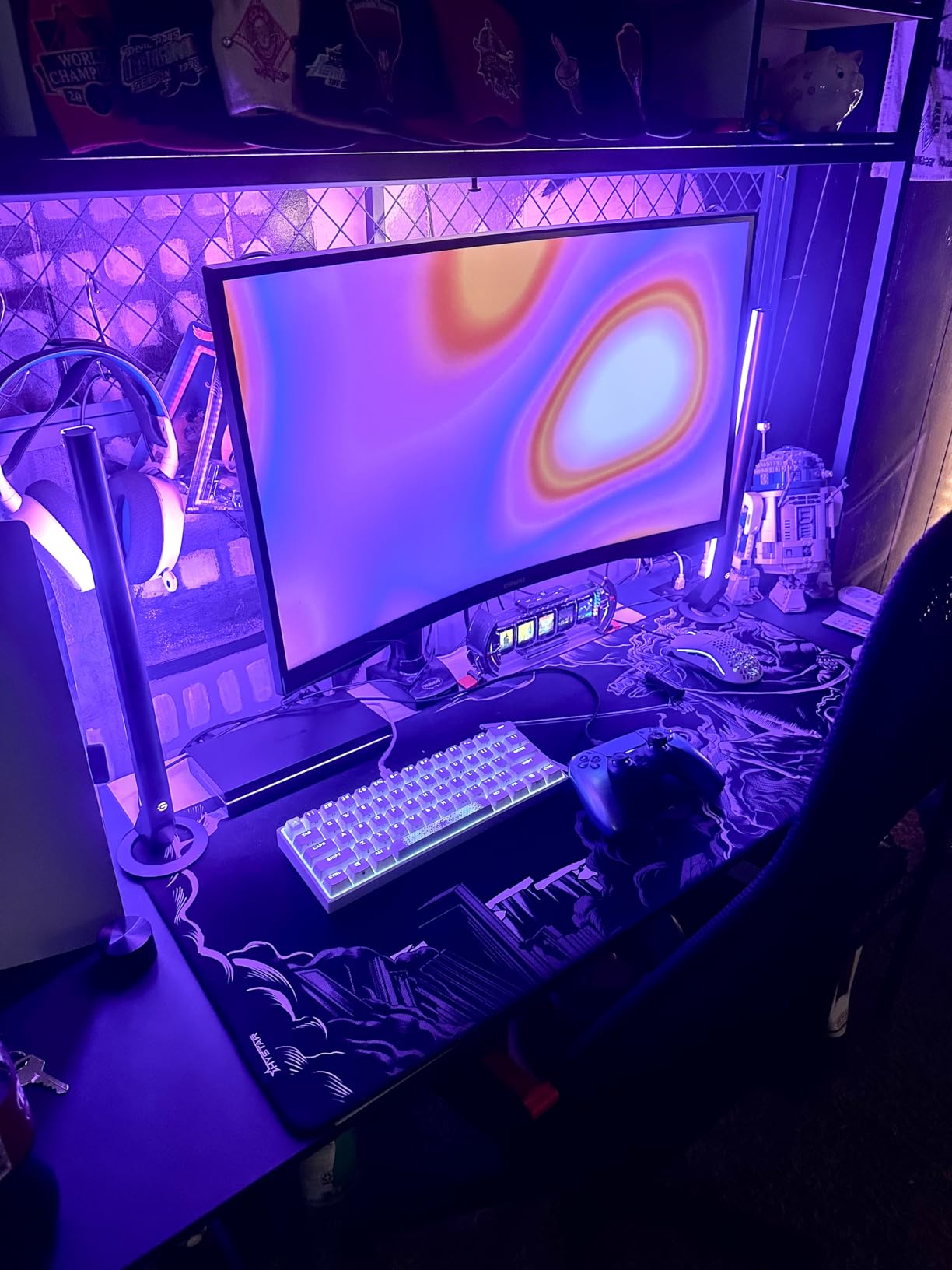 HDMI 2.1 Sync Box Kit 2, Includes AI Sync Box, Light Bars, and Monitor Backlight, Supports 8K@60Hz, 4K@144Hz, VRR and ALLM, Works with Matter and Alexa, RGBIC Light Strip for 27-34 inch Monitor customer photo 2