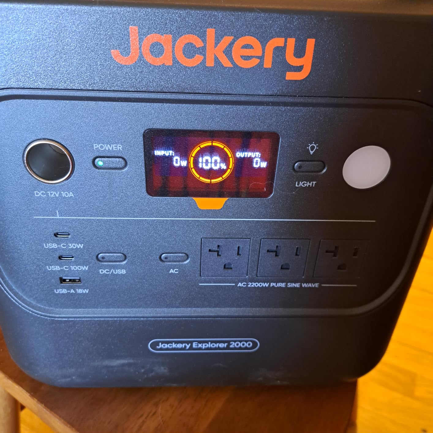 Jackery Explorer 2000 v2 Portable Power Station, 2042Wh LiFePO4 Home Backup Battery, 2200W Solar Generator, USB-C PD 100W Fast Charging For Emergencies, Power Outages, Camping(Solar Panel Optional) customer photo 2