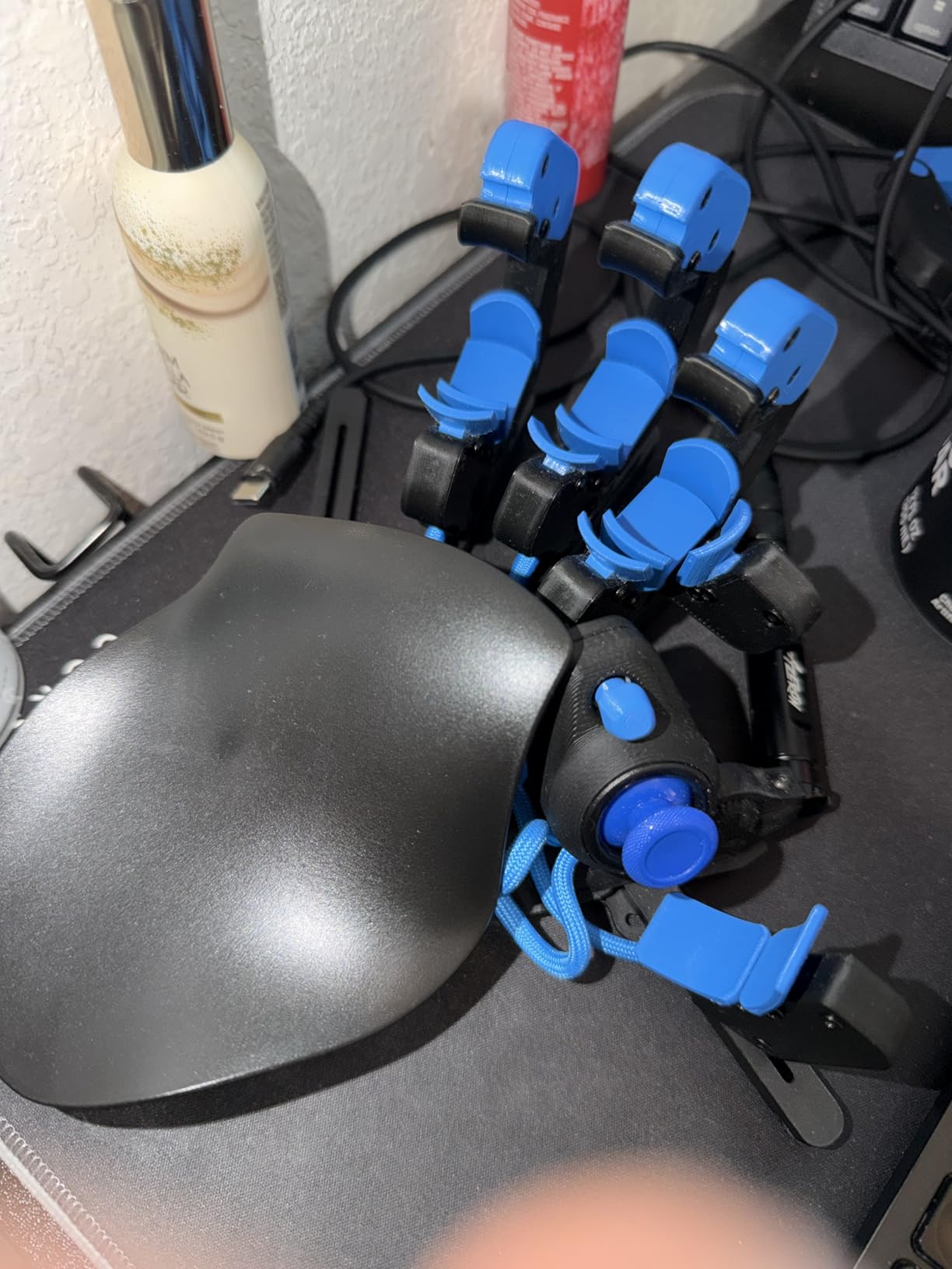 AZERON Gaming Keypad, Programmable One Handed Gaming Keyboard, with Hall Effect Analog Thumbstick and 30 Programmable Keys, 3D Printed Customized Keypad, for Righties (Black, Cyborg ll) customer photo 2