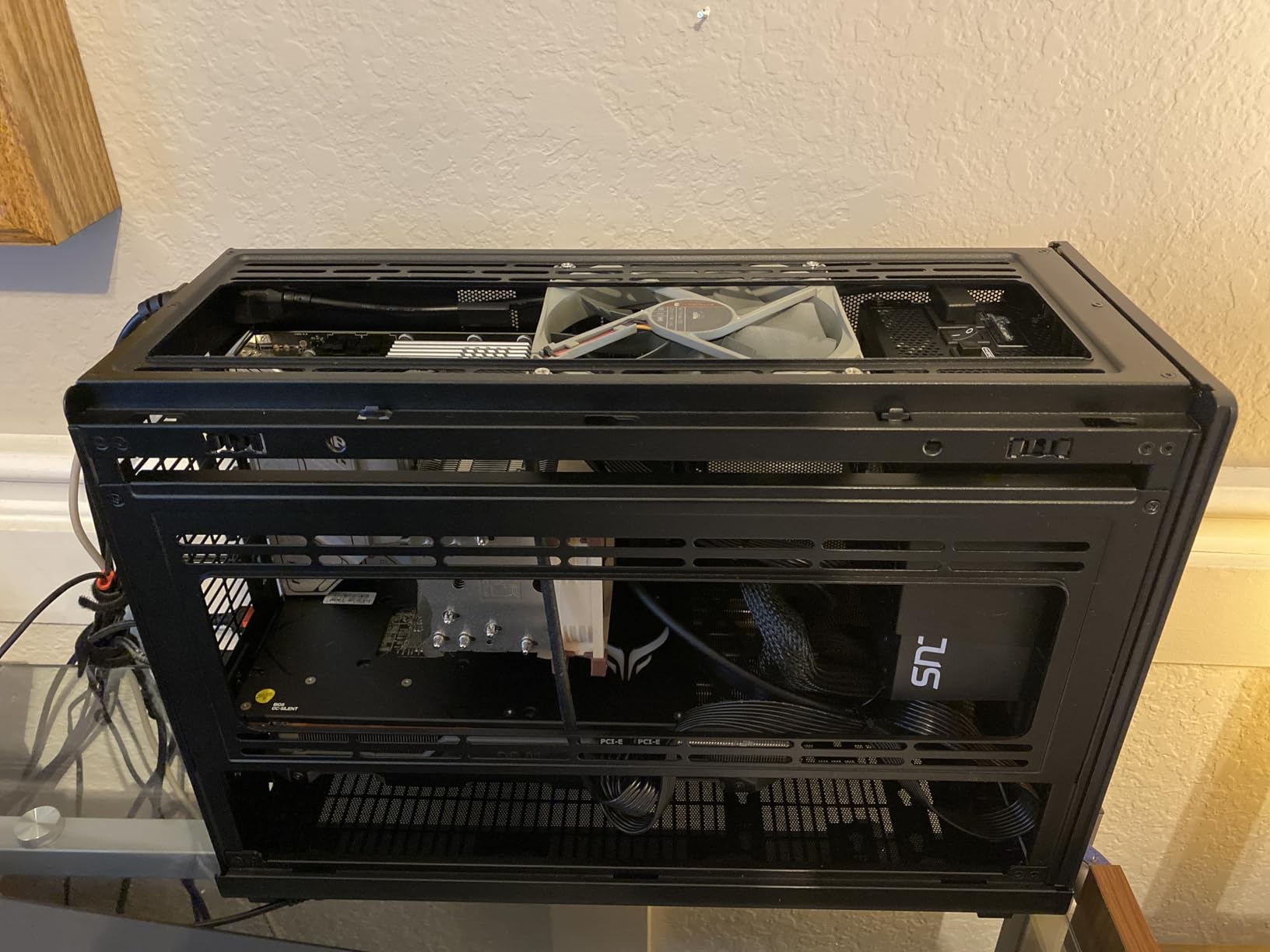 Lian Li A3-mATX-WD-26.3L Micro Form Factor Chassis-No Fans Included-Supports 360mm AIO-Modularity Design-for M-ATX, ITX Motherboard-DAN Cases Collaboration-Wood Front Panel-Black (A3X-WD) customer photo 2
