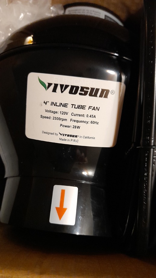 VIVOSUN M4 4-Inch Inline Duct Fan, 195 CFM Ventilation Fan with EC Motor, Adjustable Speed, Energy-efficient Vent Blower for HVAC, Grow Tent, Hydroponics customer photo 2