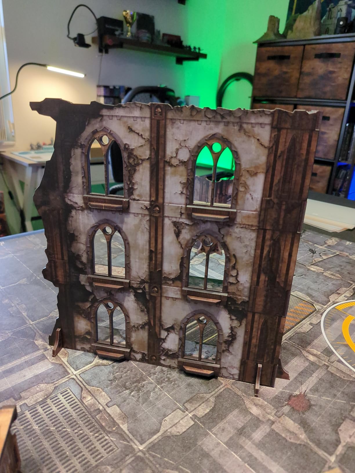 14PCS Terrain Set for WH40K WTC Tournament and 28mm/32mm Miniatures, 40K Terrain Battlezone Creation Kit, Ashfall Citadel customer photo 1