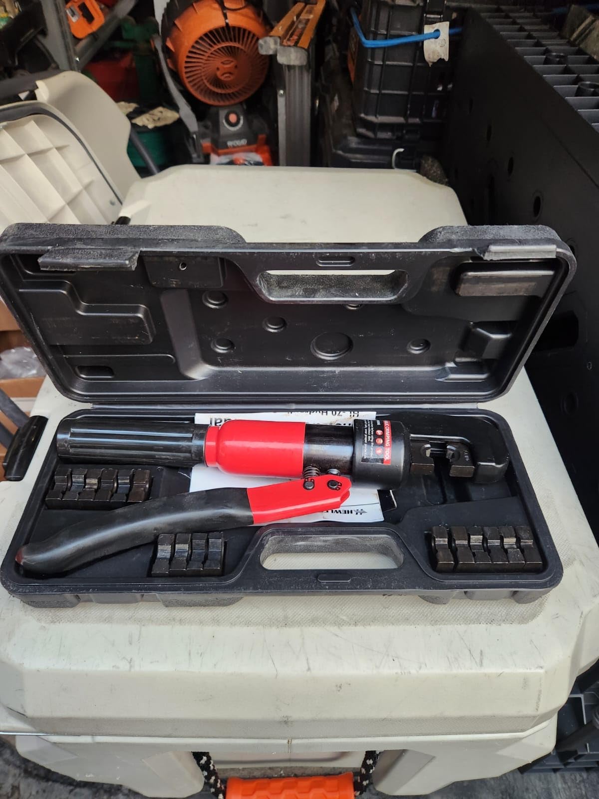 Klein Tools 3000CRKIT Ratchet Crimping Tool Set with 4 Interchangeable Dies customer photo 2