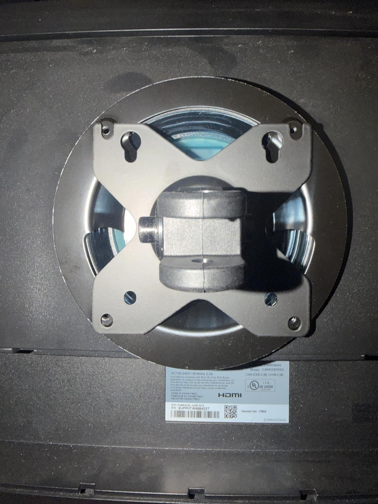 WALI Dual Monitor Stand for 13-32 inch Computer Screens, Dual Monitor Arms for 2 Monitors Holds up to 22 lbs, Height Adjustable Gas Spring Dual Monitors Mount, VESA 75x75/100x100mm (GSMP002N), Black customer photo 1