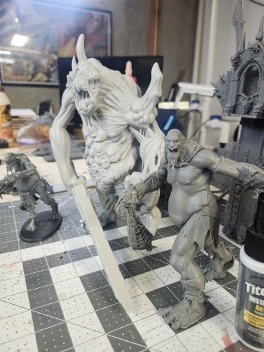 SUNLU 14K ABS-Like 3D Printer Resin 3000G, Superior Precision, for Detail Printing Miniatures, Smooth Matte Surface, Suit for Most LCD Printer, 405nm UV Curing Photopolymer 3D Resin, 3KG, Grey customer photo 1