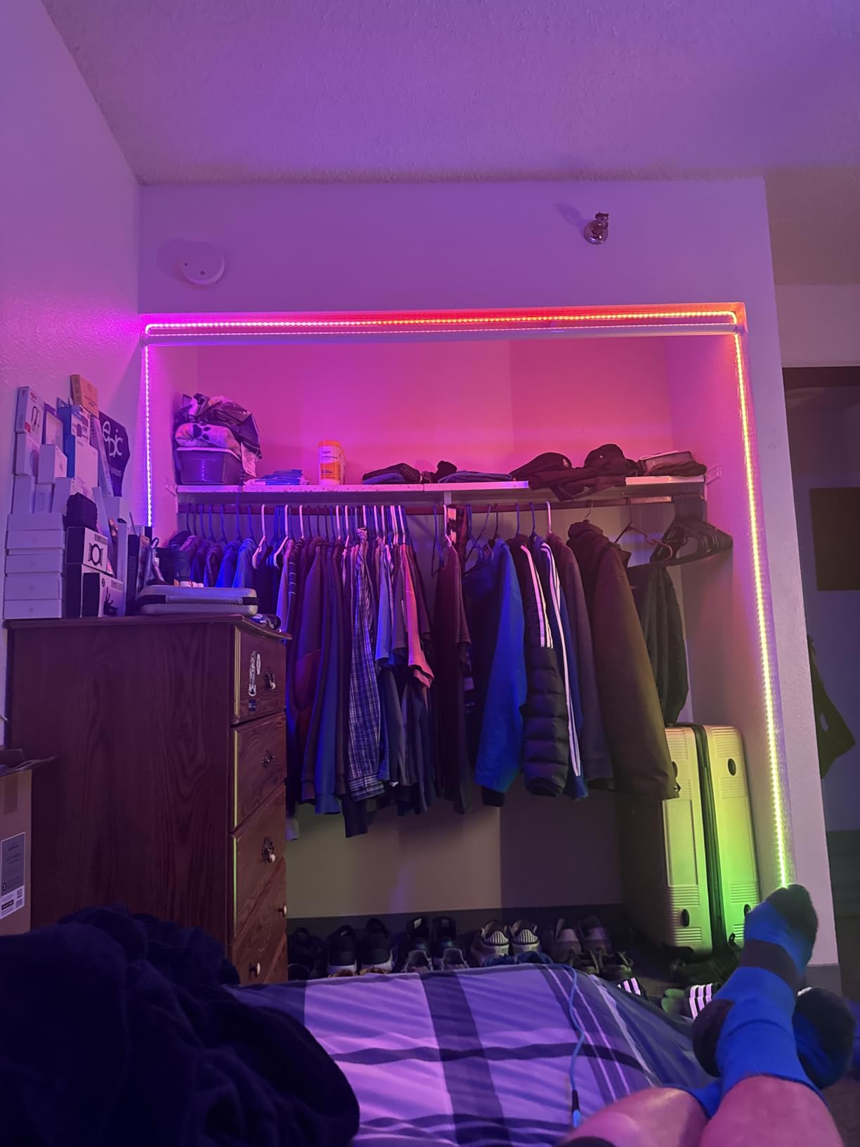 Nanoleaf RGBW Lightstrips with Matter, 16.4ft 50 Color Zones Bluetooth & WiFi Smart LED Strip Lights Work with Apple Home, Google Home, LED Lights for Bedroom, App & Voice Control customer photo 1