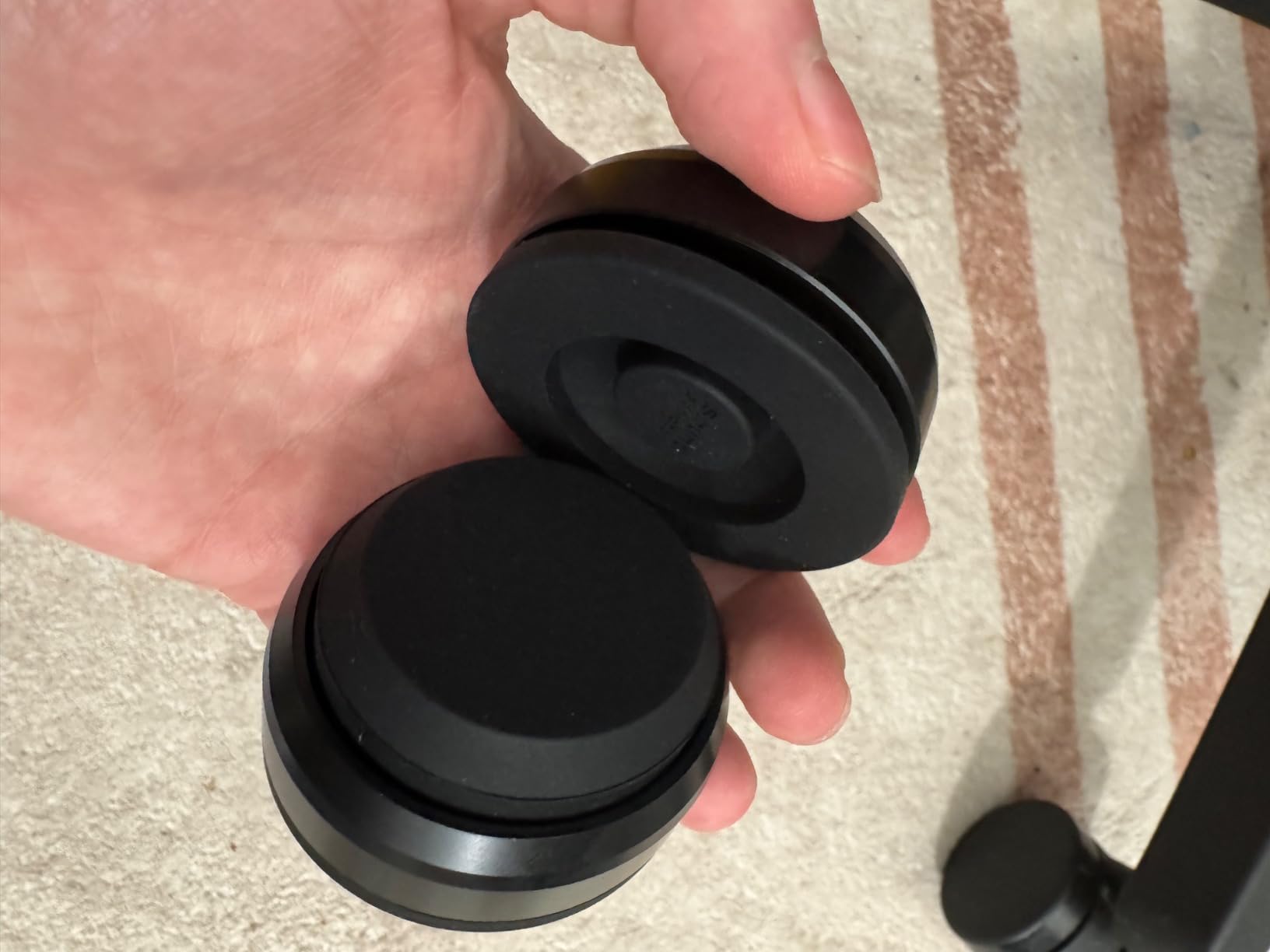 Sound Addicted subPods Subwoofer Isolation Feet, 4PCs - Enhance Sound Clarity and Prevent Vibrations for Home & Studio Subwoofers customer photo 1