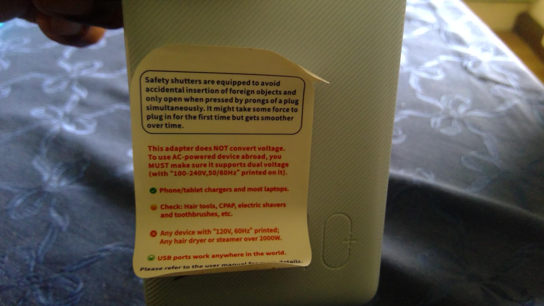 EPICKA Pulse 45W European Travel Plug Adapter, Universal Power Adapter with PD Fast Charging, 5-Port (1 AC/2 USB-A/2 USB-C) International Charger Adapter for Europe, Japan - Travel Essentials (Black) customer photo 2