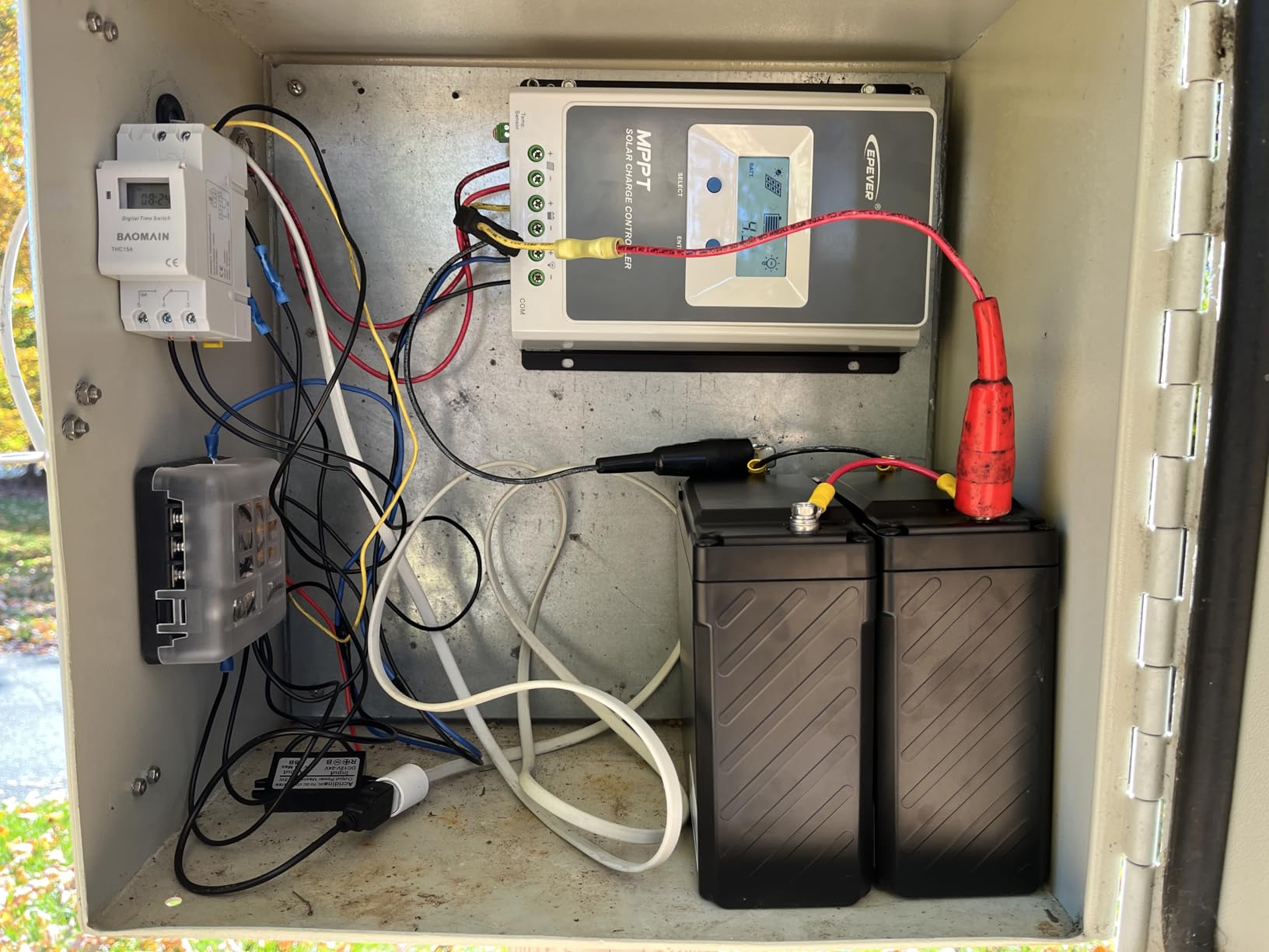 GOLDENMATE 12V 20Ah LiFePO4 Battery(2 Packs), IP67 Waterproof, 12V Lithium Battery with 5000+ Deep Cycles, Built-in BMS & Premium Battery Cells, Ideal for Solar, Marine, Fishfinder, Off-grid camping customer photo 1