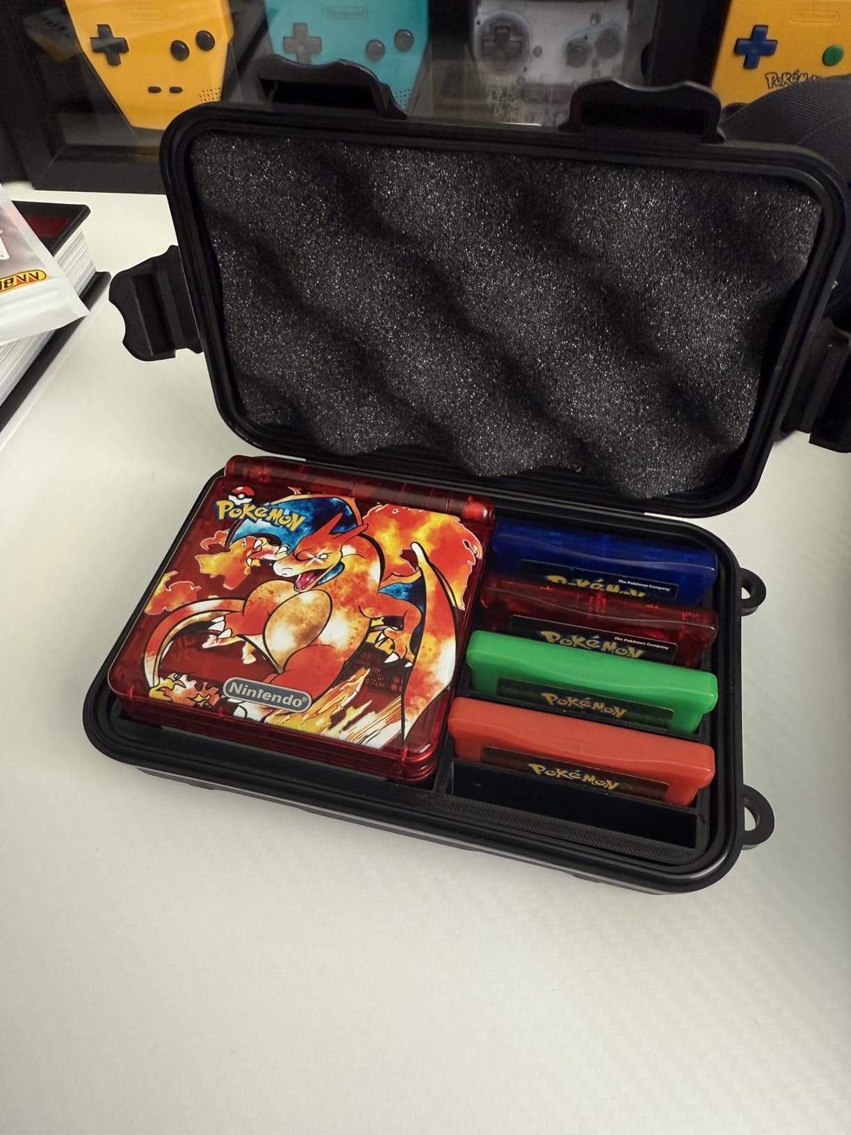Protective Carrying Case for Gameboy Advance SP Holds 12 Games Protection Travel Durable Storage Solution customer photo 1