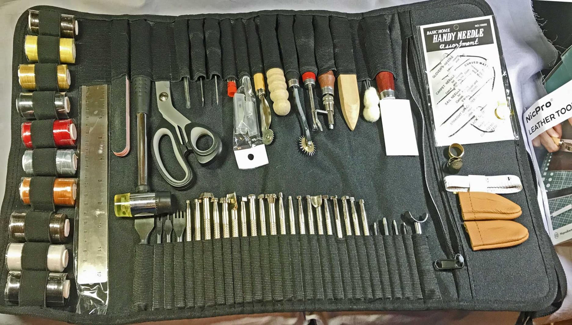 Nicpro 160PCS Upgrade Leather Tooling Professional Kit with Storage Handbag customer photo 1