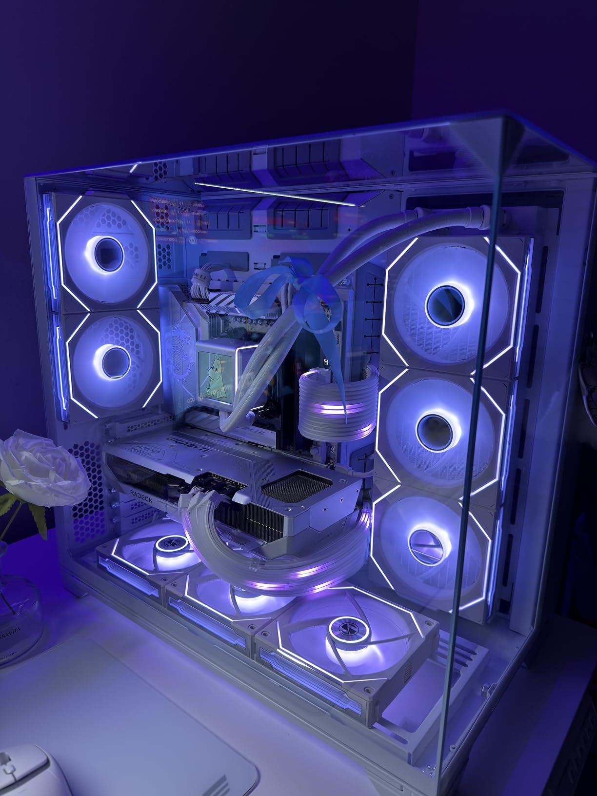 Lian Li O11 Vision Compact Black-Steel-Tempered Glass ATX Mid Tower Computer Case-Back Connect Support-O11VPX customer photo 1