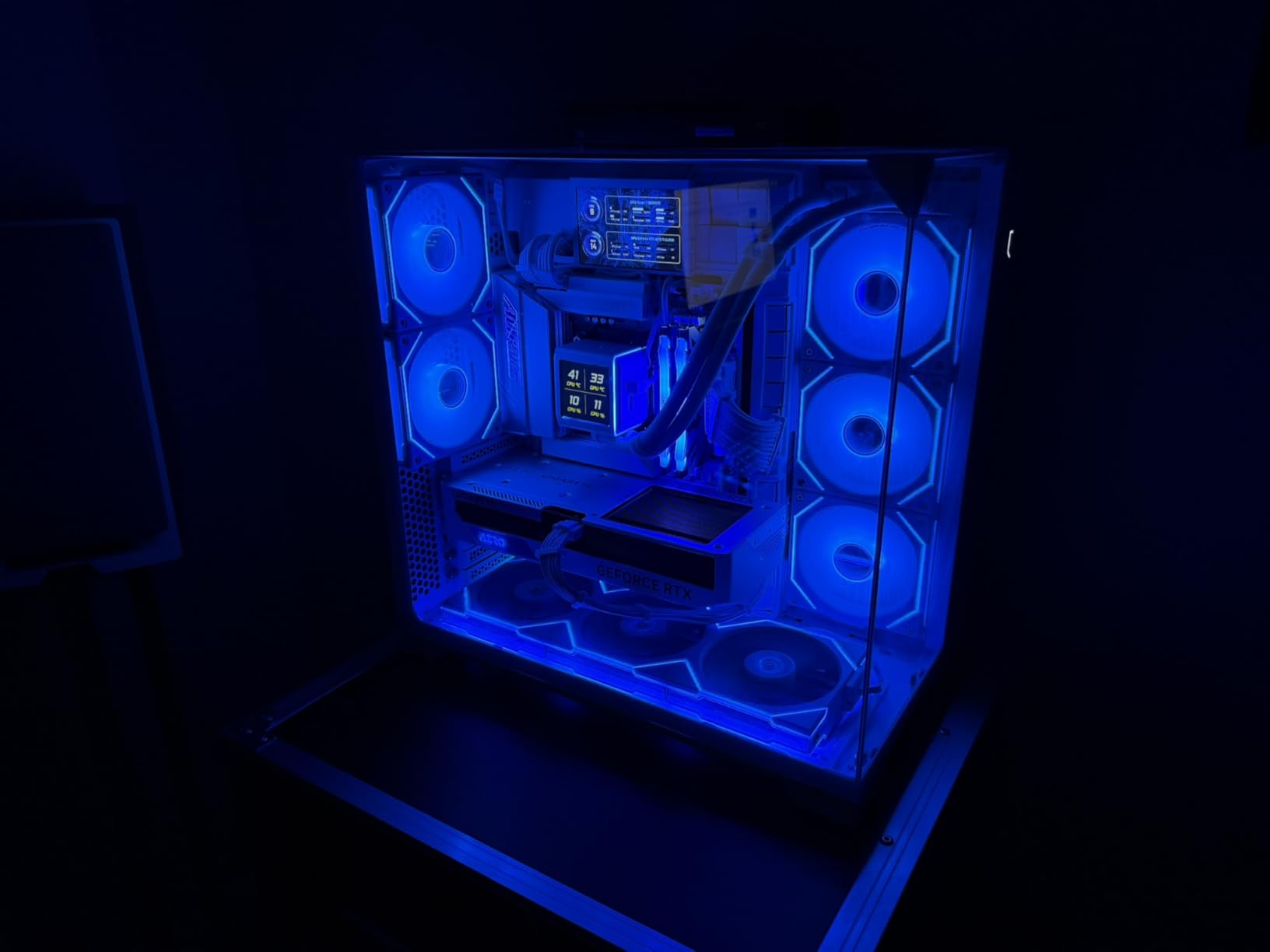 Lian Li O11Vision Compact White-Steel-Tempered Glass ATX Mid Tower Computer Case-Back Connect Support-O11VPW customer photo 2