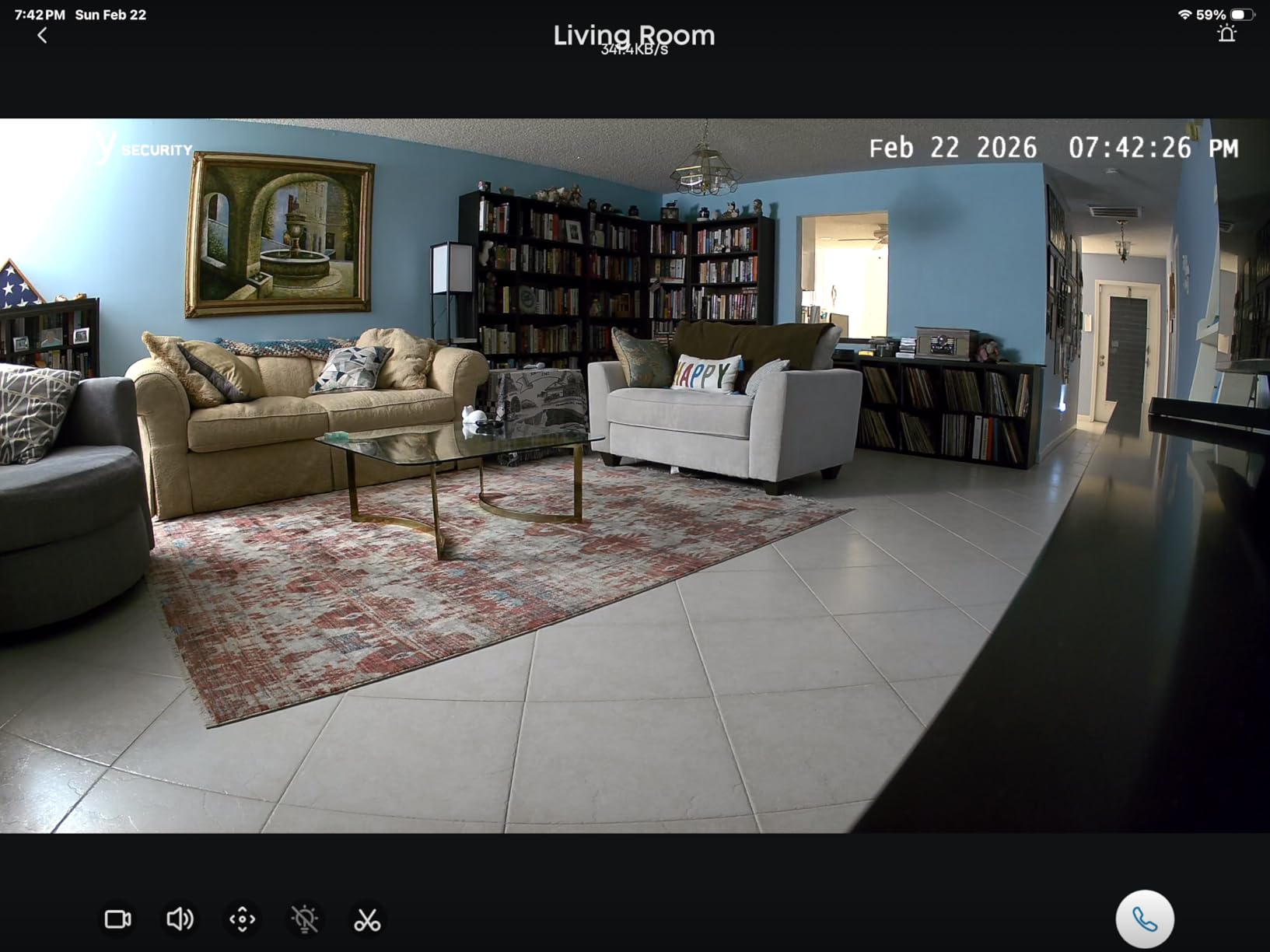 eufy Security Indoor Camera E30, Latest Generation, 4K UHD Security Camera, Pet/Dog/Baby Camera with Phone app, Color Night Vision, Human/Pet Auto Tracking, 360 Coverage, Works with Homekit, White customer photo 1