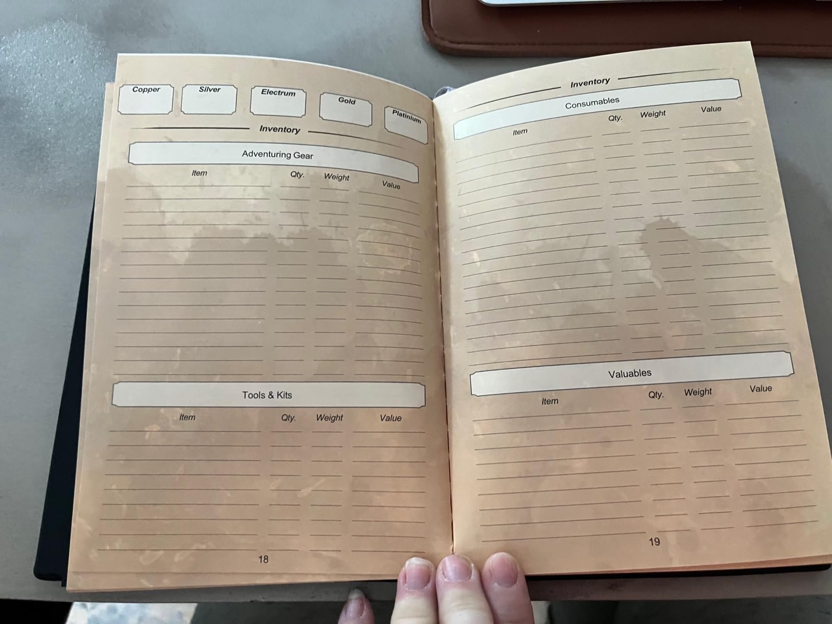 DnD Journal | D&D Notebook with 3D Dragon Embossed Hardcover | DnD Character Journal & Campaign Tracker | 150+ DnD Stickers included | D&D Character Sheets | DnD Gifts, Items & Accessories for Players customer photo 2