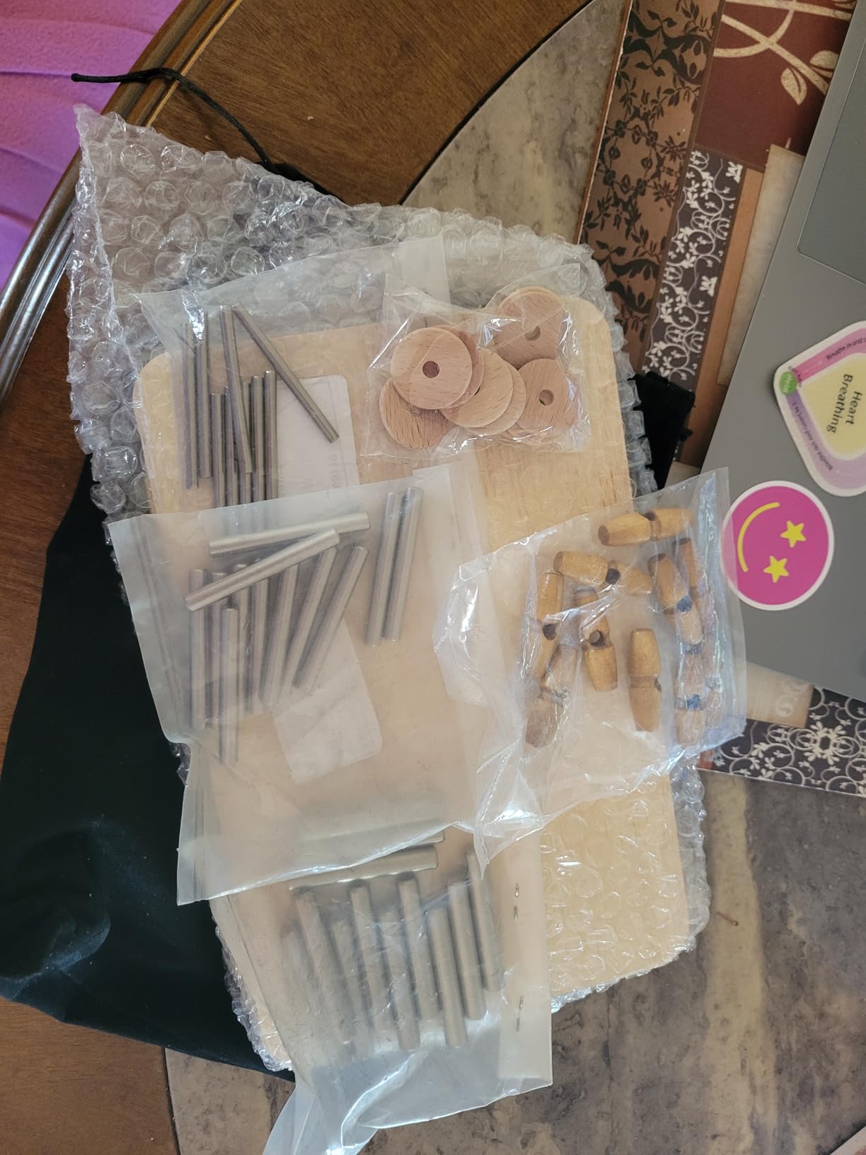 Wooden Pegboard for Finger Dexterity, 36-Hole Hand Therapy Peg Board with Multifunctional Test Kit to Improve Fine Motor Skills and Finger Dexterity customer photo 2